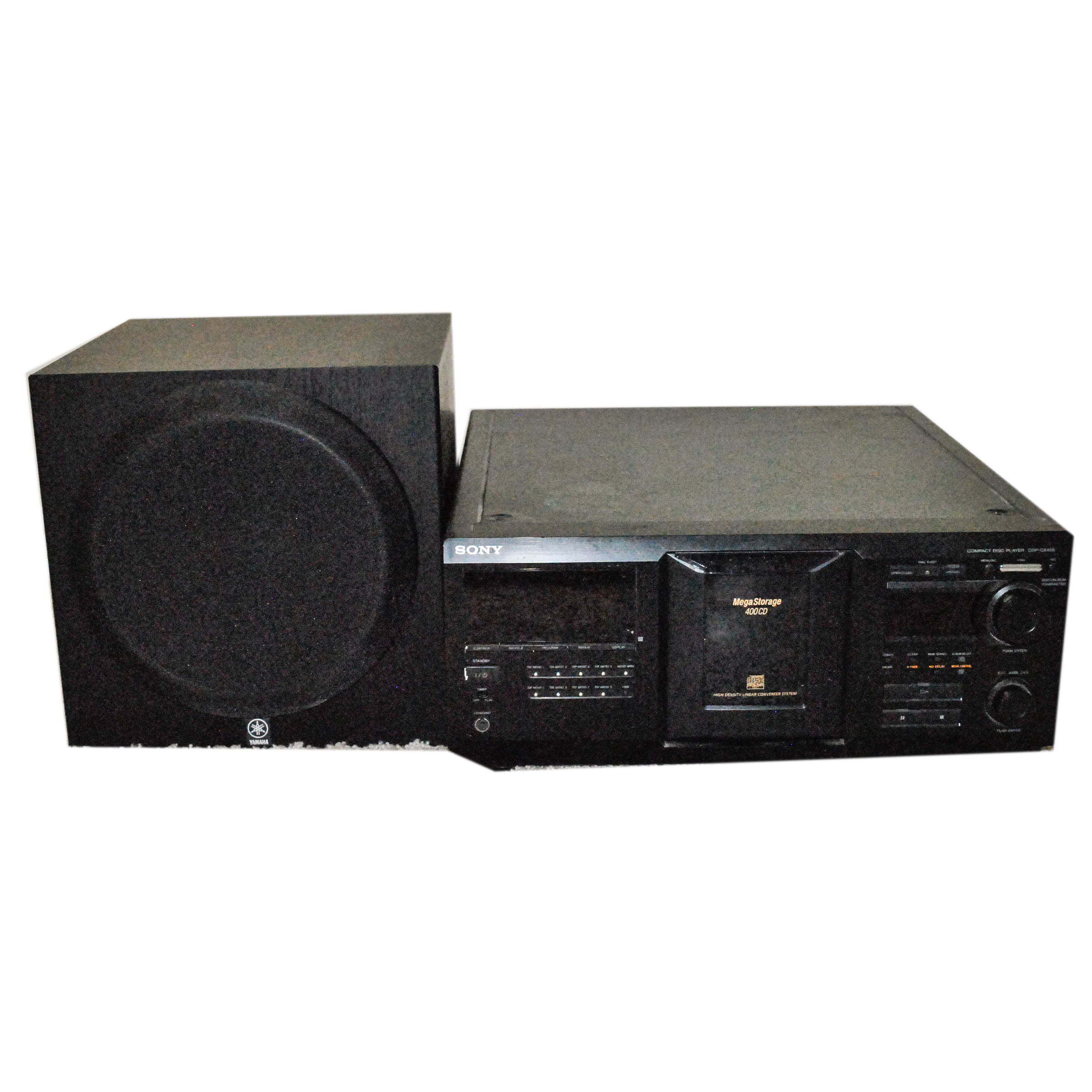 Sony 400-Disc MegaStorage CD Changer with Yamaha Subwoofer