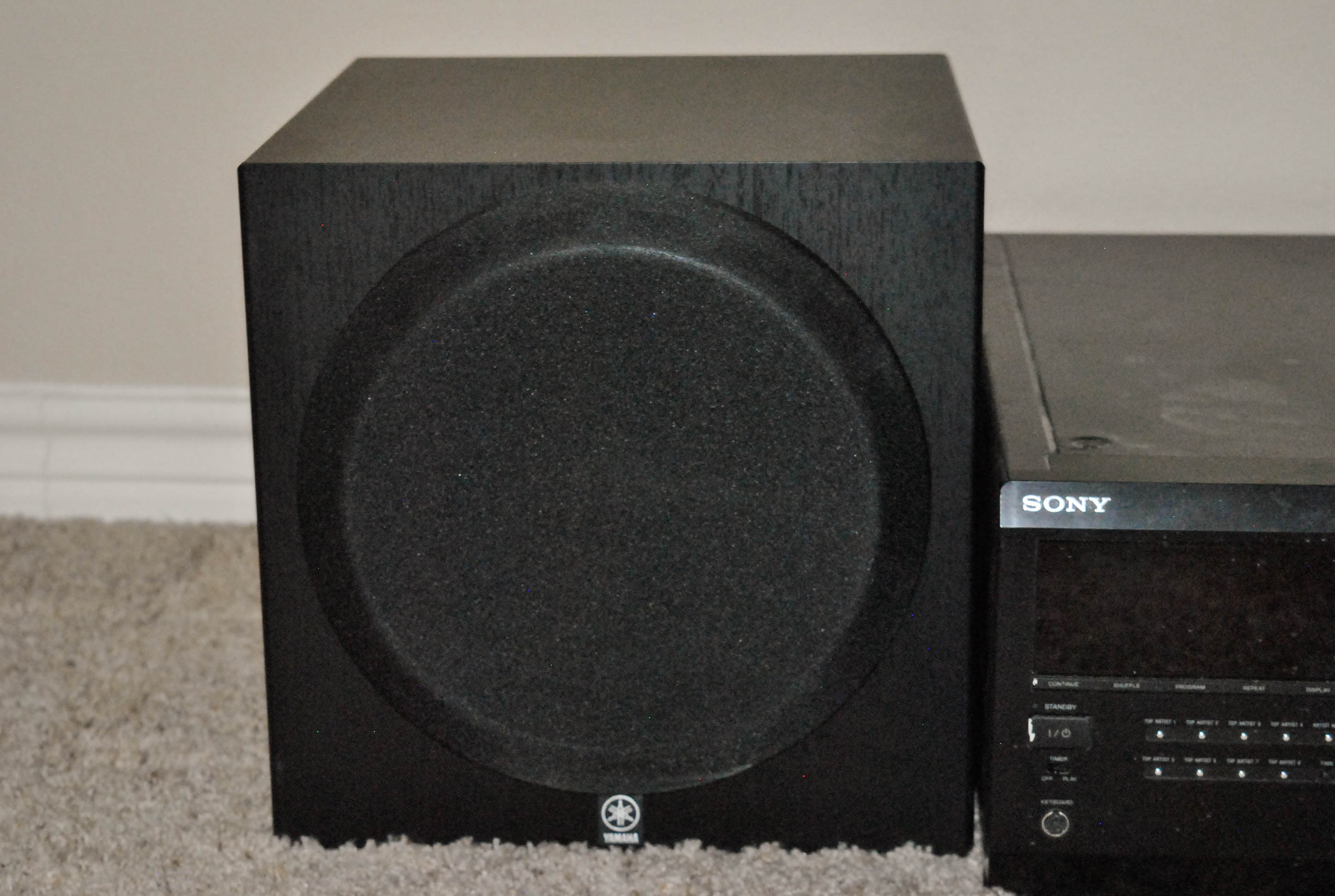 Sony 400-Disc MegaStorage CD Changer with Yamaha Subwoofer