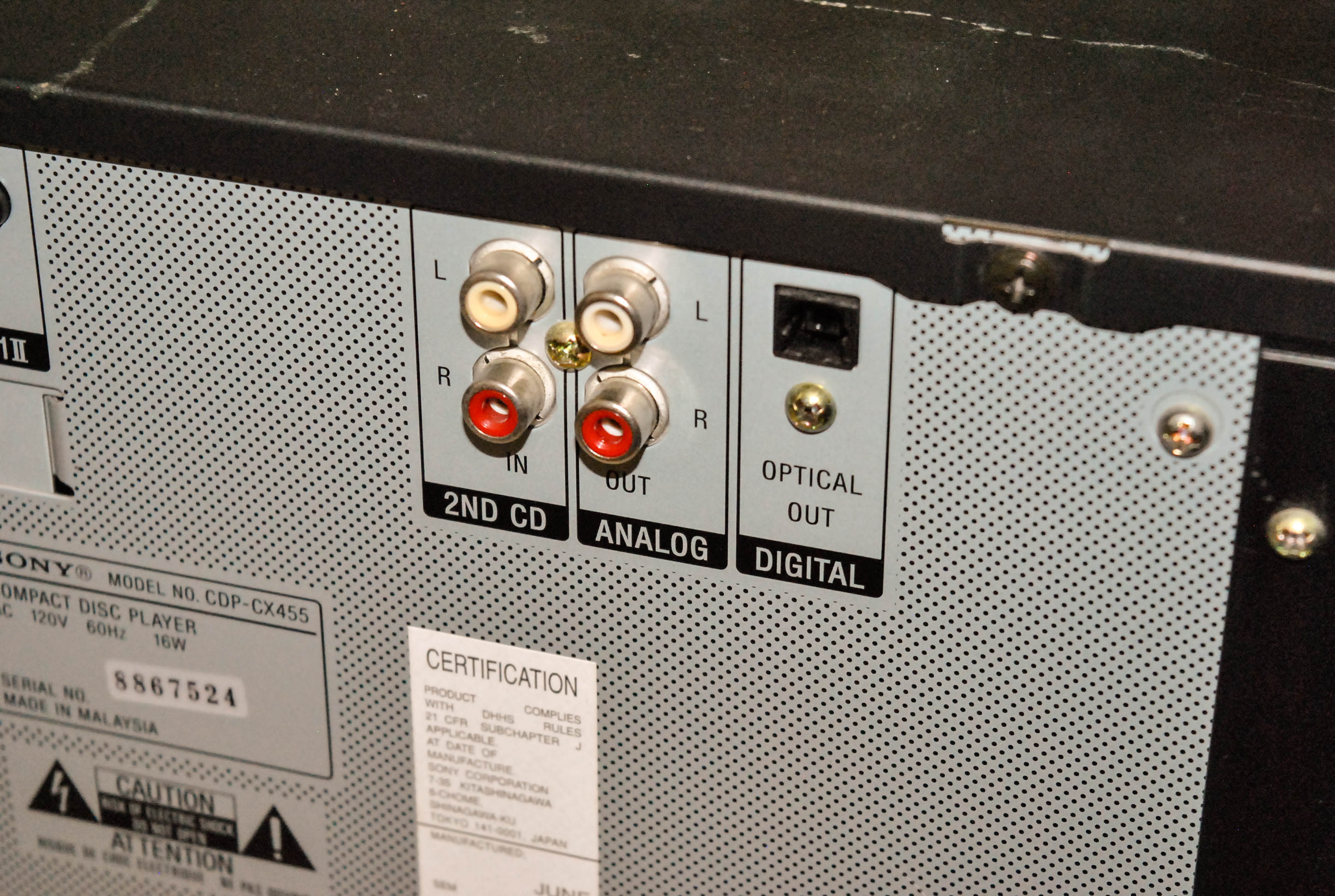 Sony 400-Disc MegaStorage CD Changer with Yamaha Subwoofer