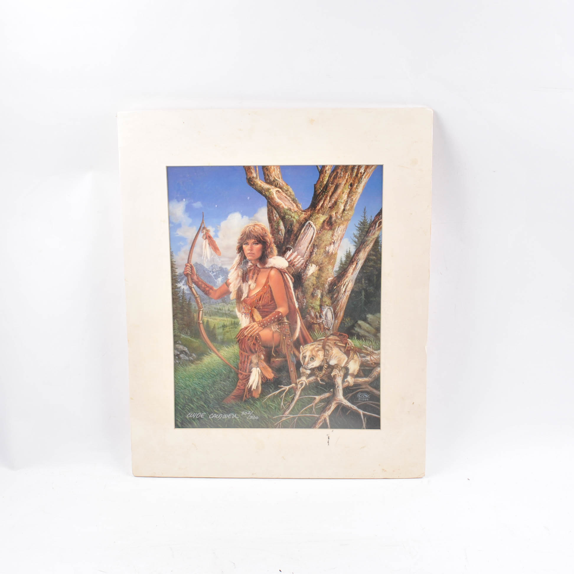 Clyde Caldwell 1984 Limited Edition Offset Lithograph "Alerelean"