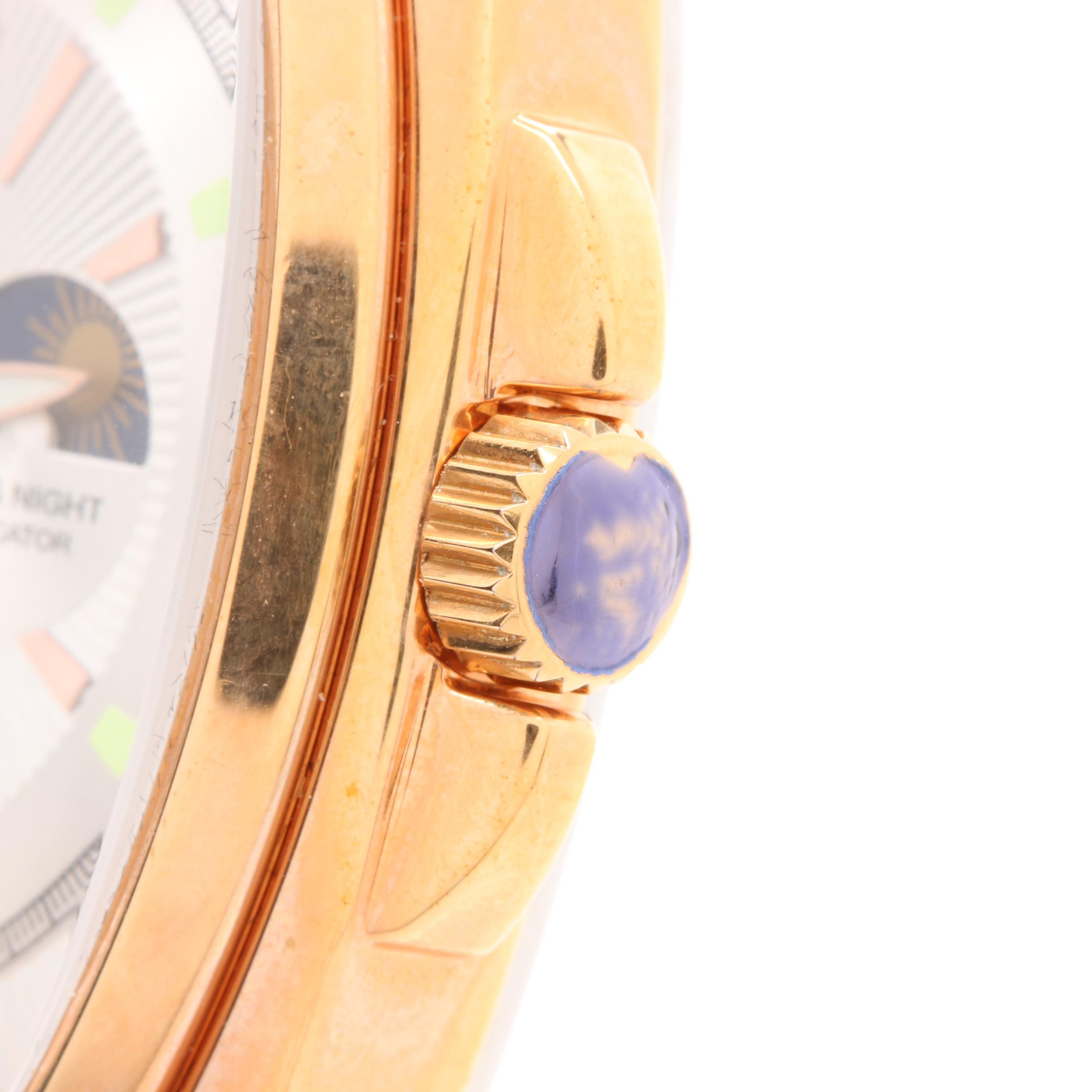 Vostok Stainless Steel Rose Tone Moon Phase Watch