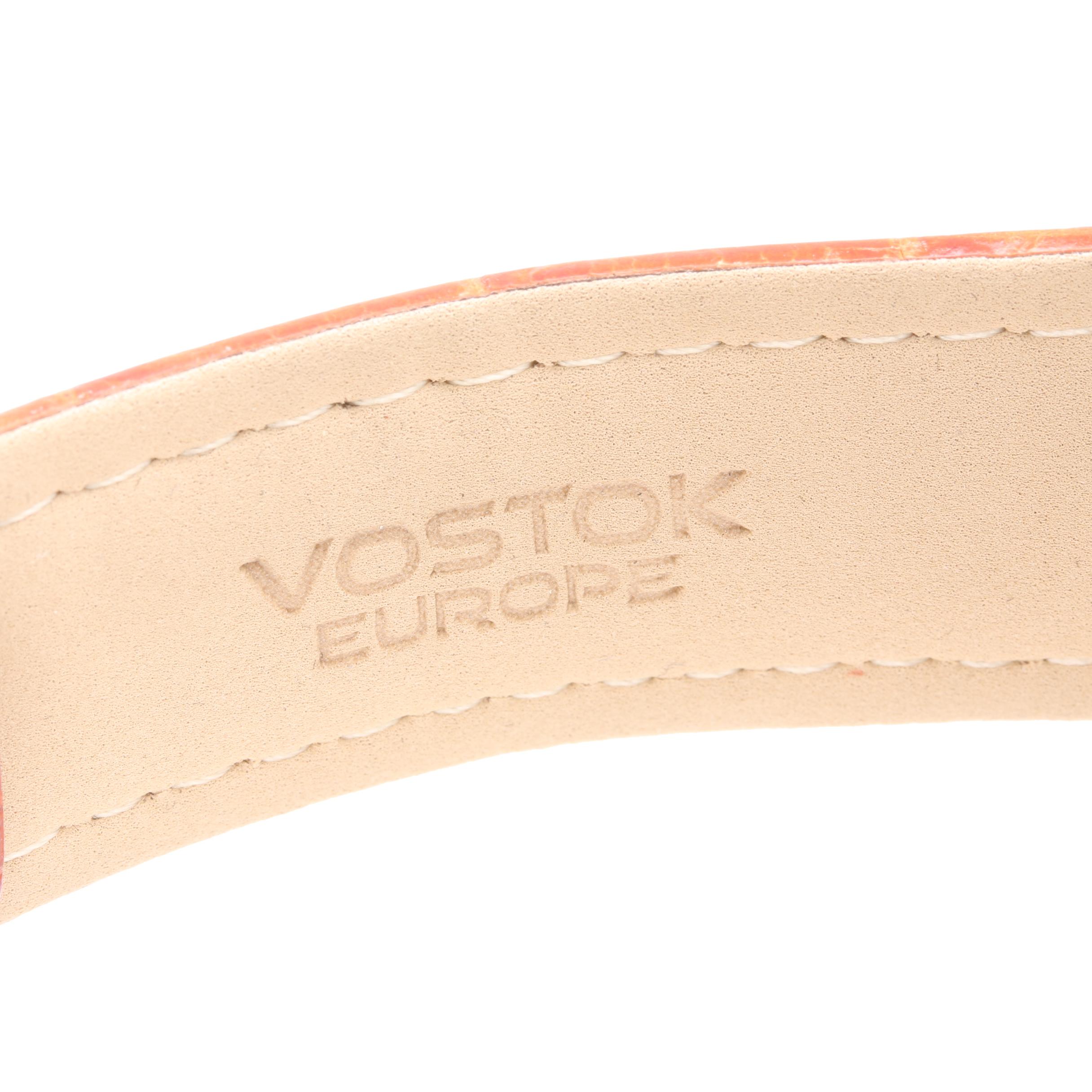 Vostok Stainless Steel Rose Tone Moon Phase Watch