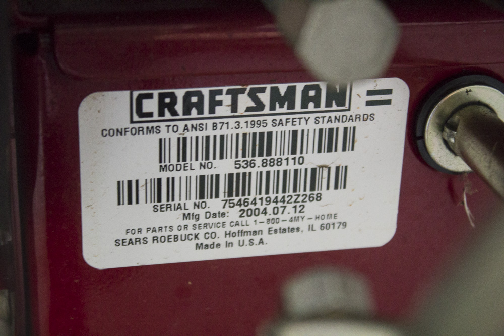 Craftsman 30 Inch Dual Stage "Snow Thrower" Snow Blower