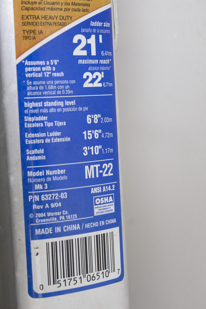 Werner Adjustable Ladder