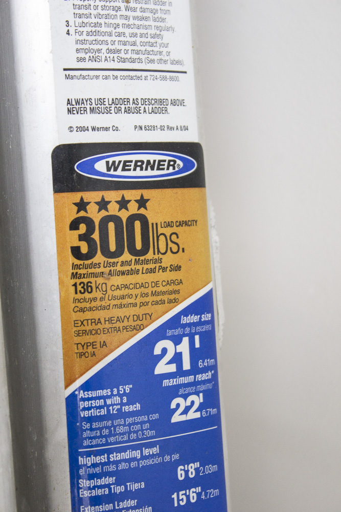 Werner Adjustable Ladder