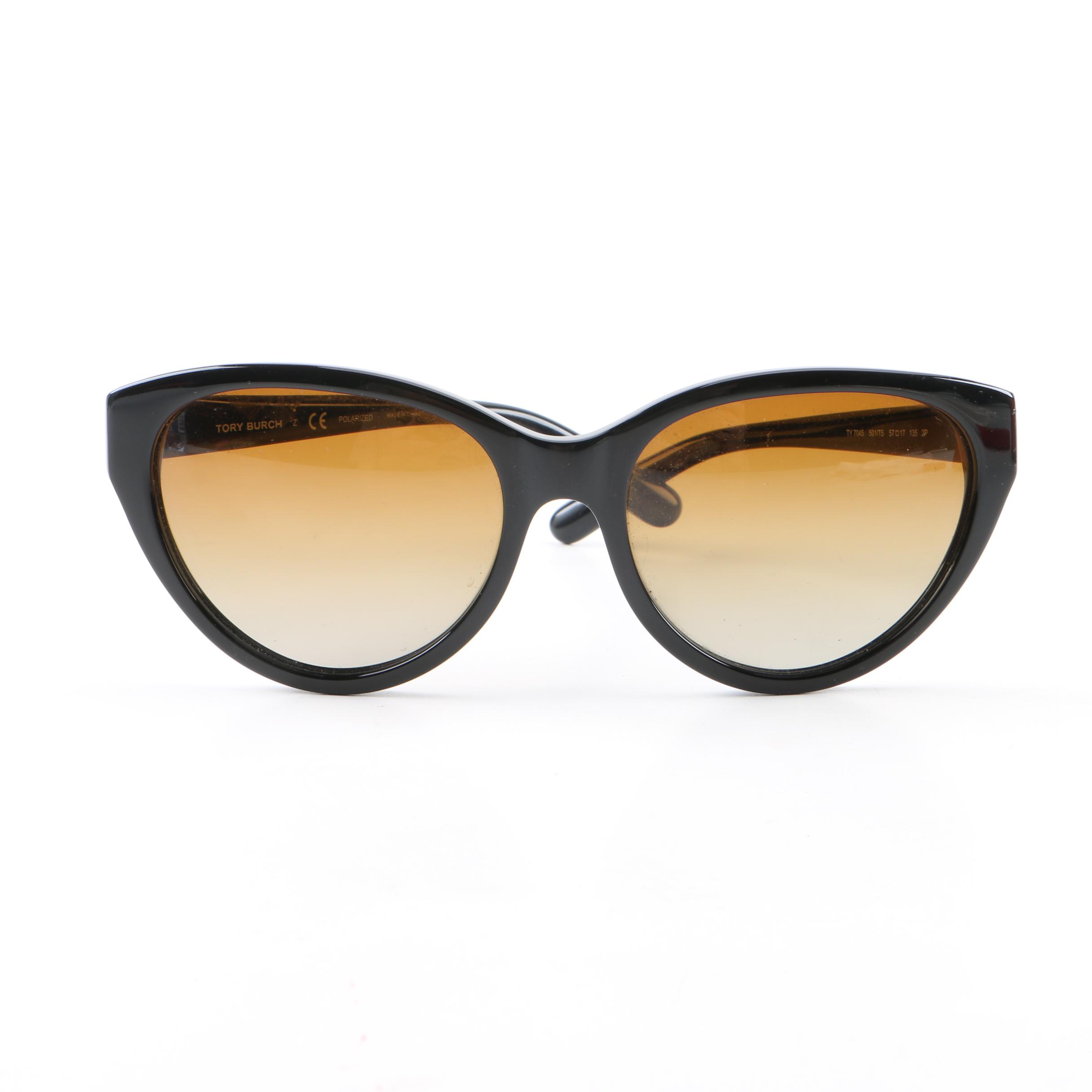 Tory Burch TY 7045 Cat Eye Polarized Sunglasses with Case