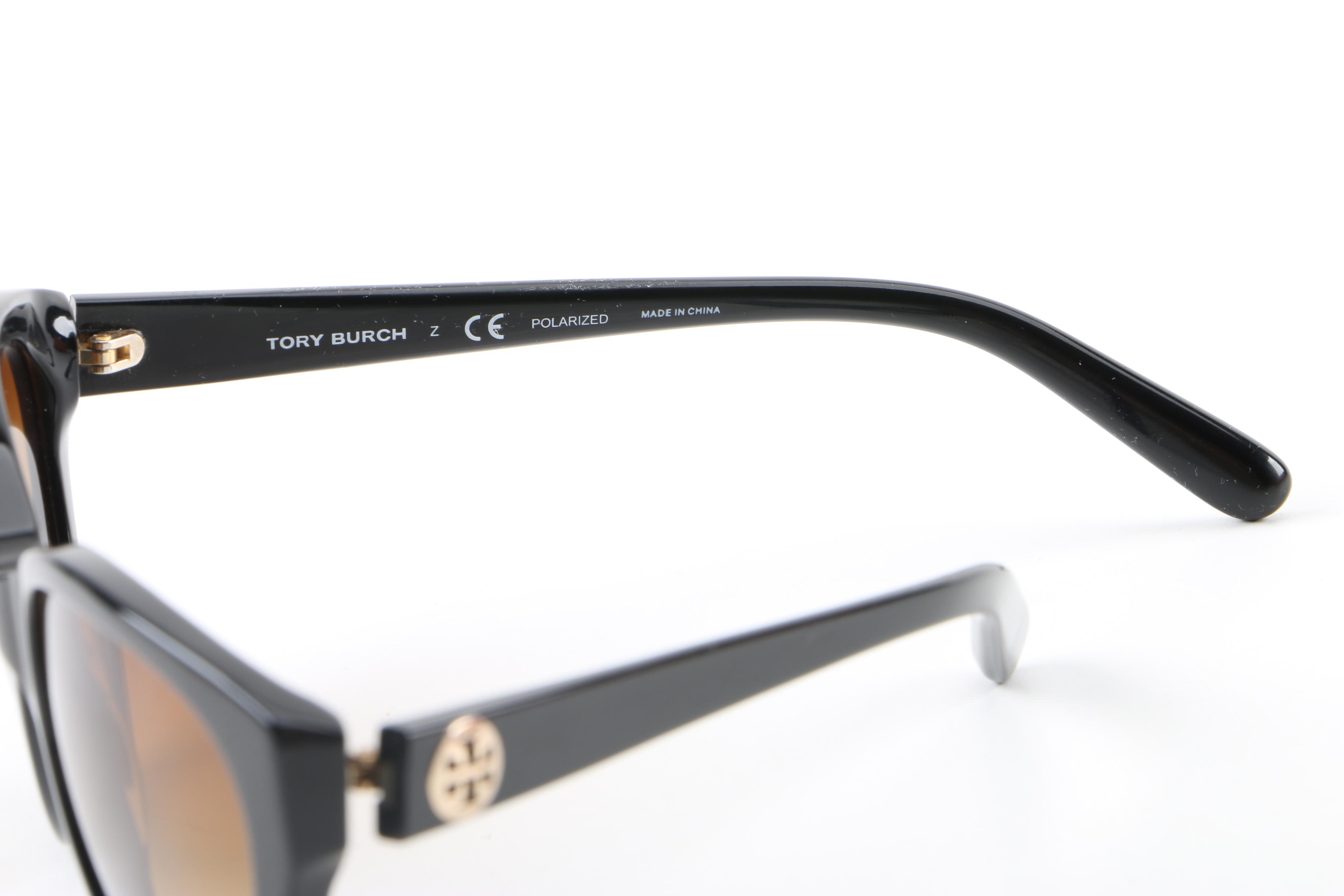 Tory Burch TY 7045 Cat Eye Polarized Sunglasses with Case