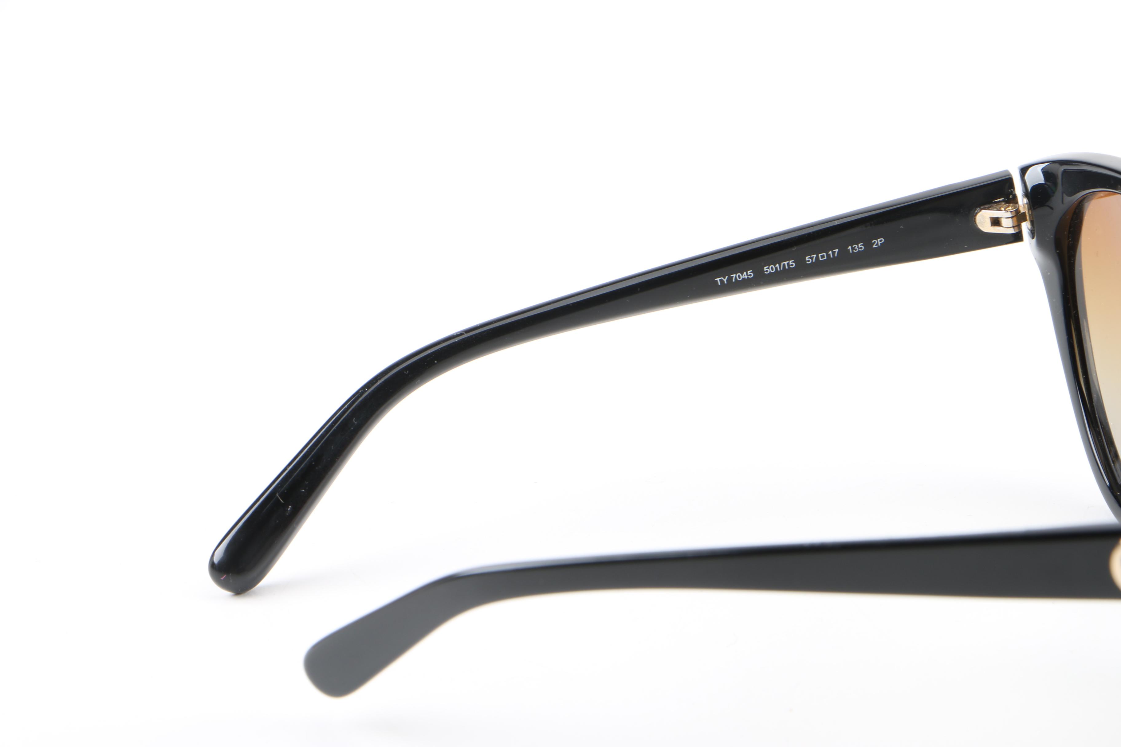 Tory Burch TY 7045 Cat Eye Polarized Sunglasses with Case