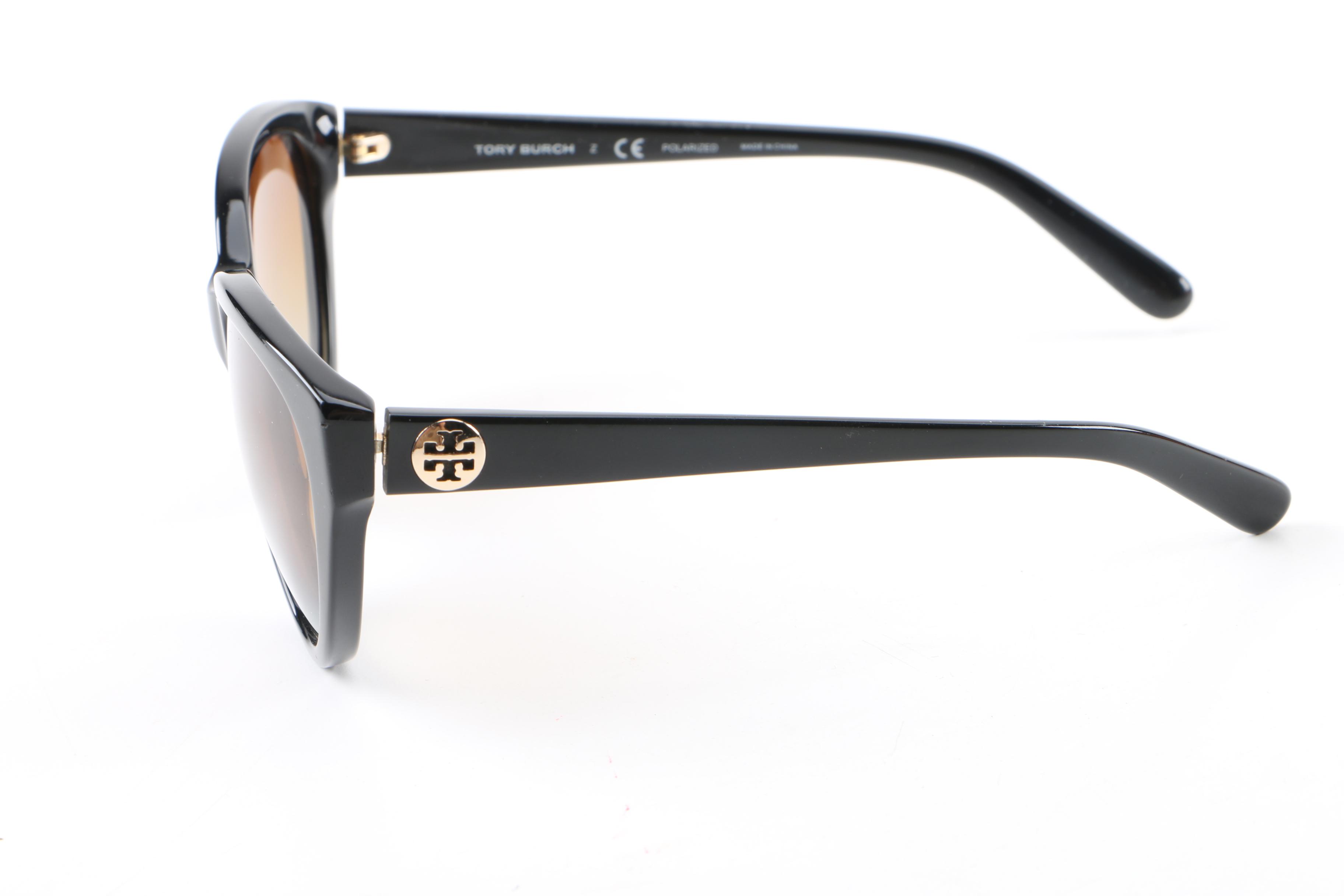 Tory Burch TY 7045 Cat Eye Polarized Sunglasses with Case