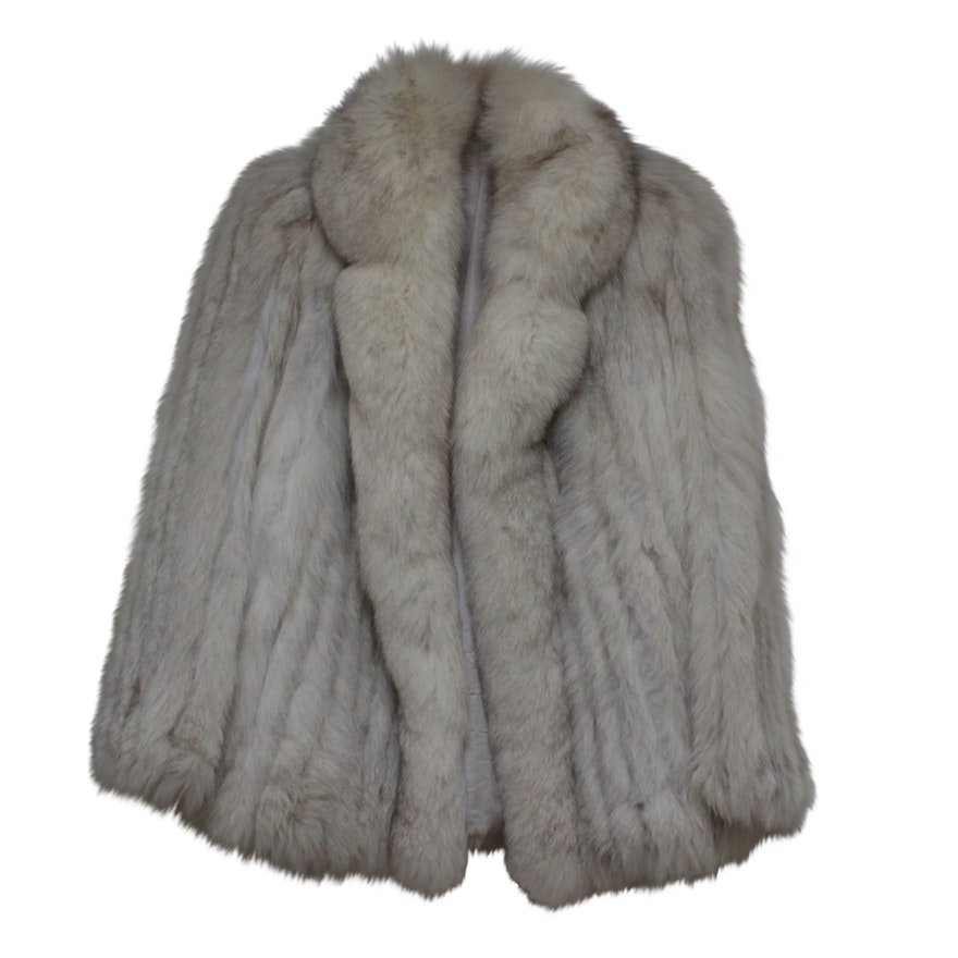 White Fox Fur Jacket