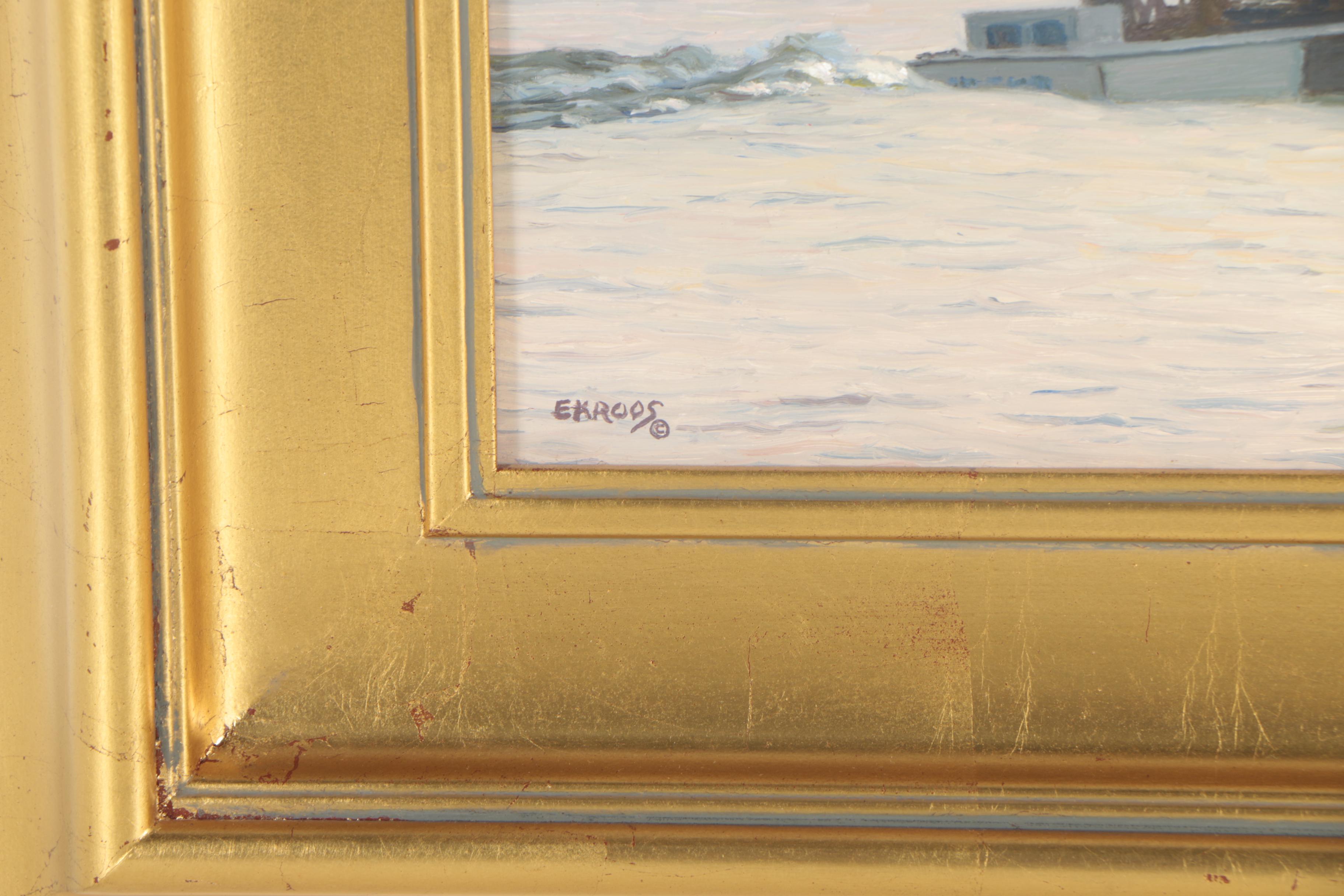 Mary L. Ekroos Oil Painting "Down Run"