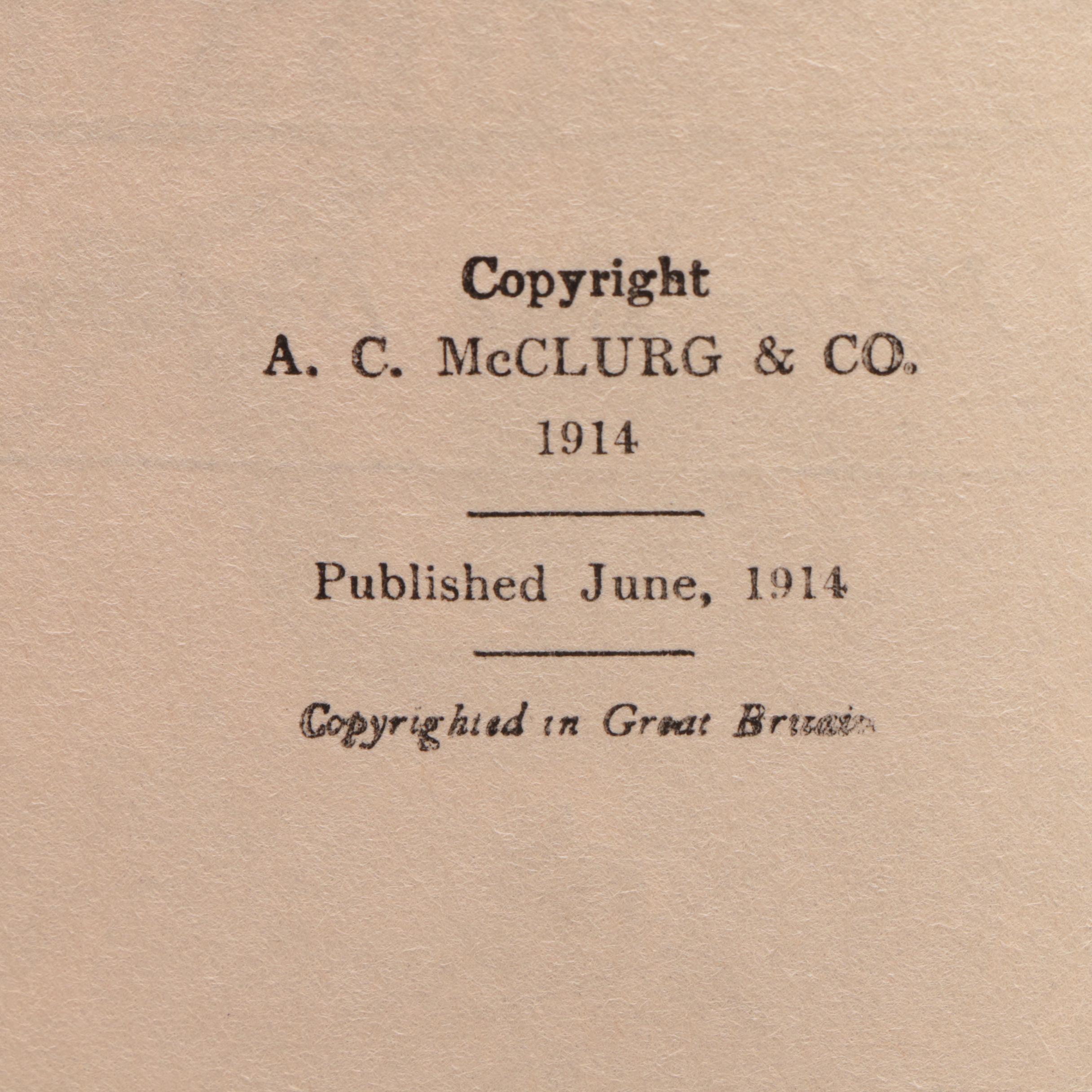 C. 1917 "Tarzan of the Apes" by Edgar Rice Burroughs