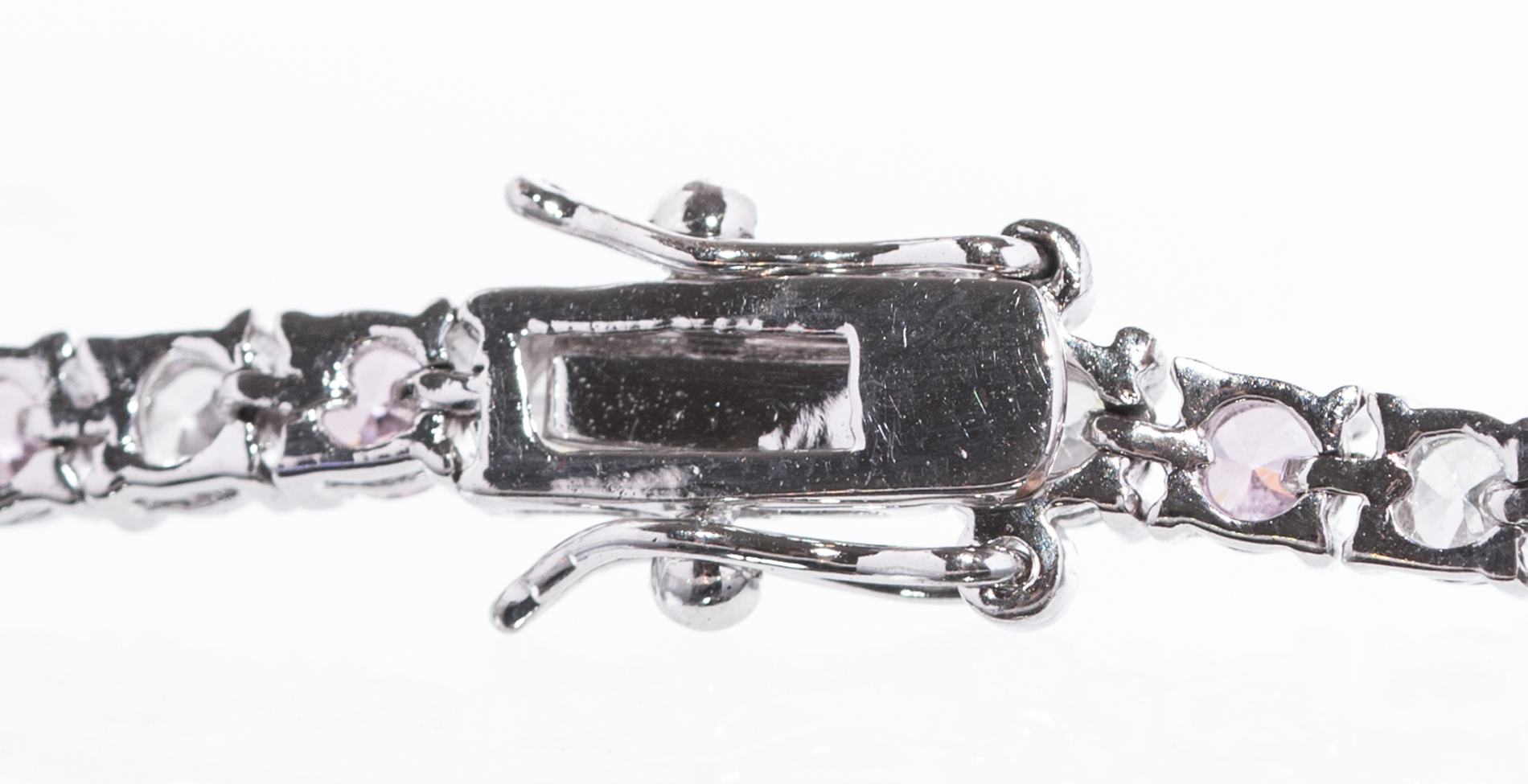 Silver Plate Cubic Zirconia Tennis Bracelet