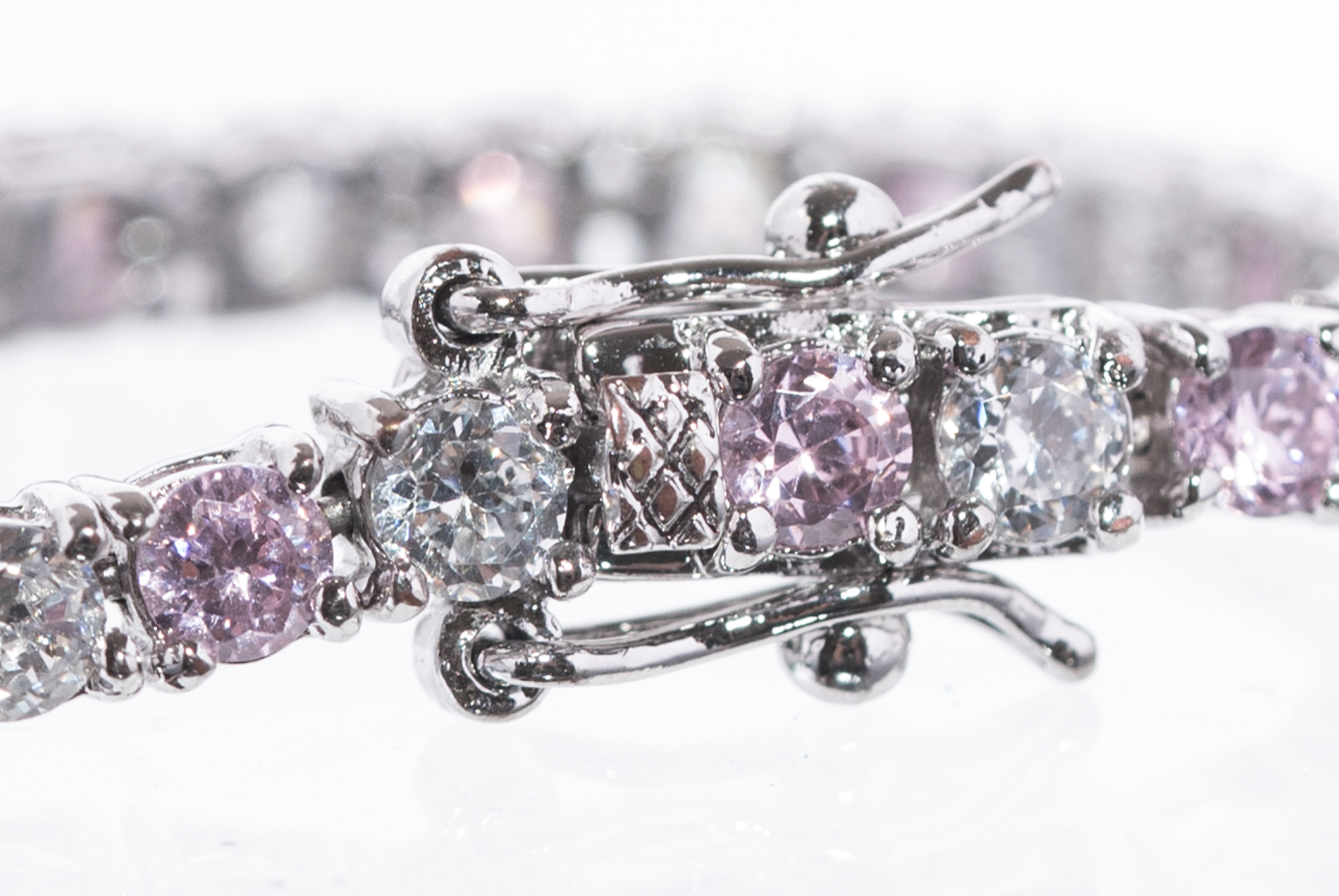 Silver Plate Cubic Zirconia Tennis Bracelet