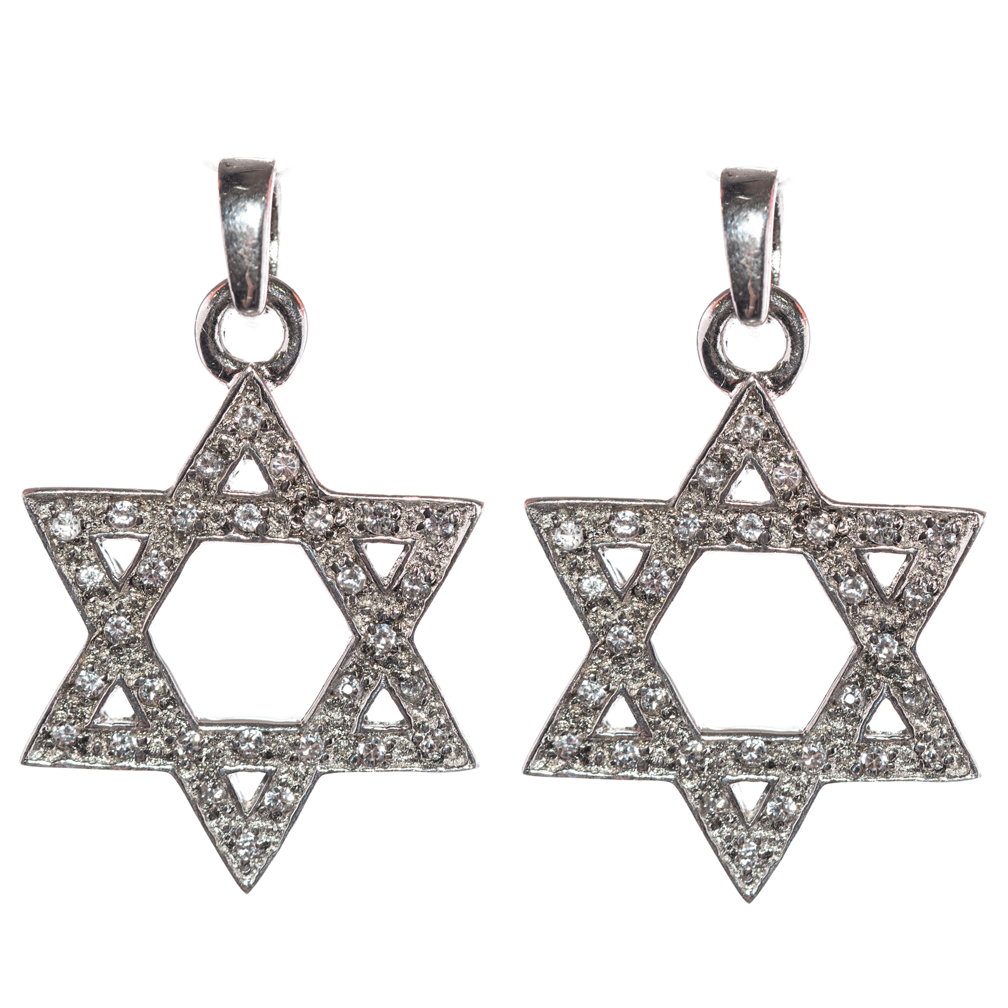 Sterling Silver Star of David Pendants