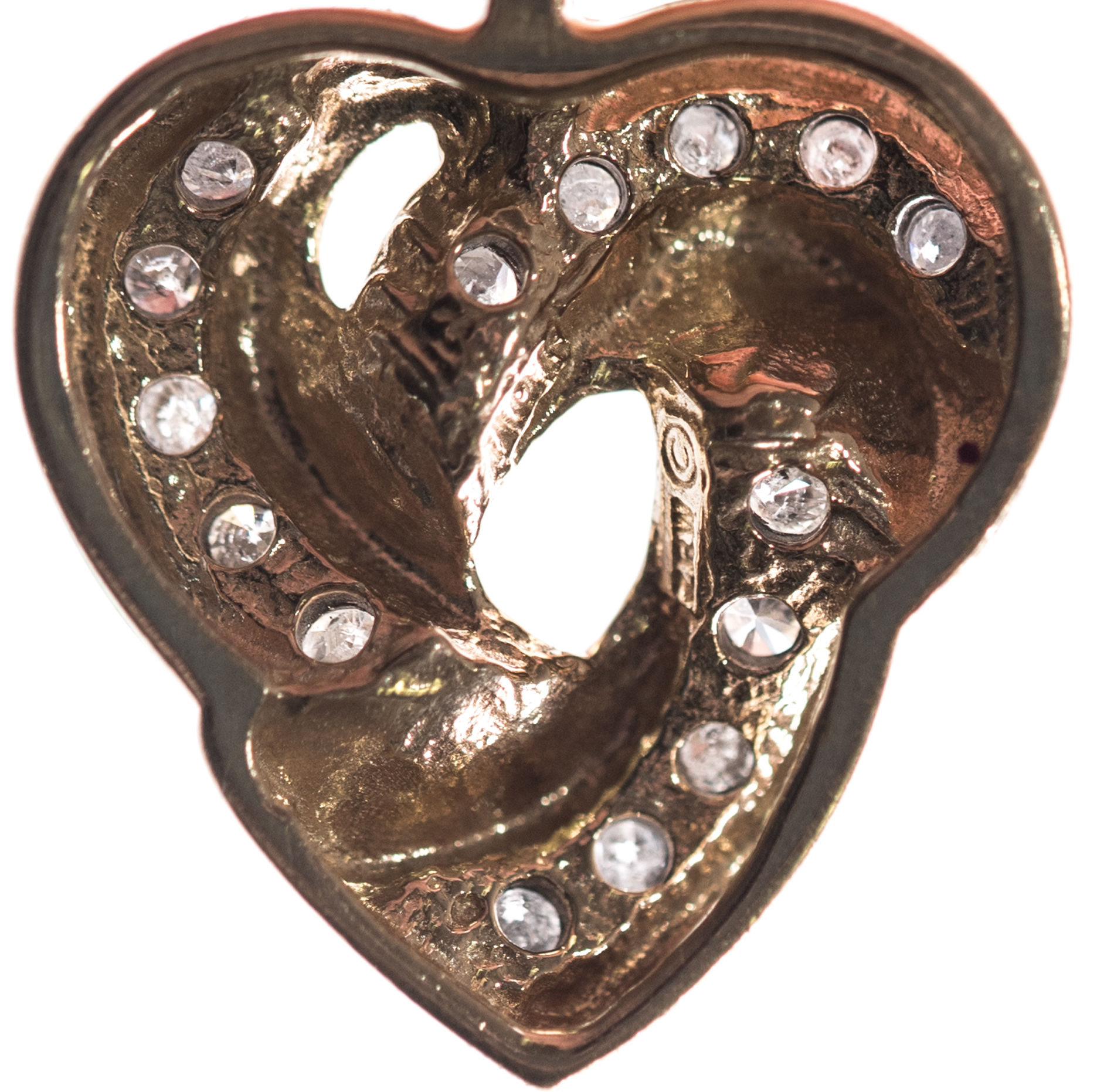 10K Yellow Gold Diamond Pendant