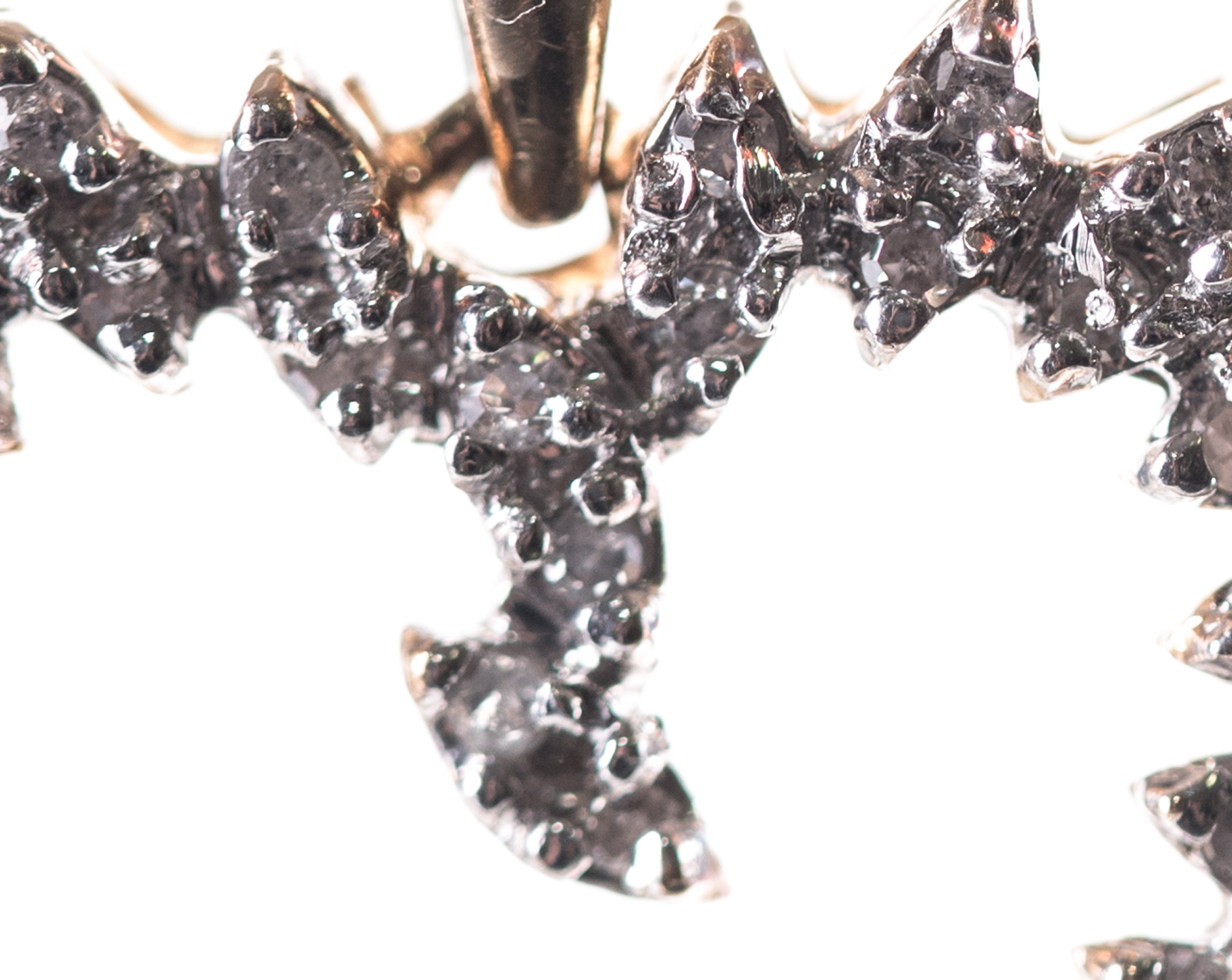 10K Yellow Gold Diamond Pendant