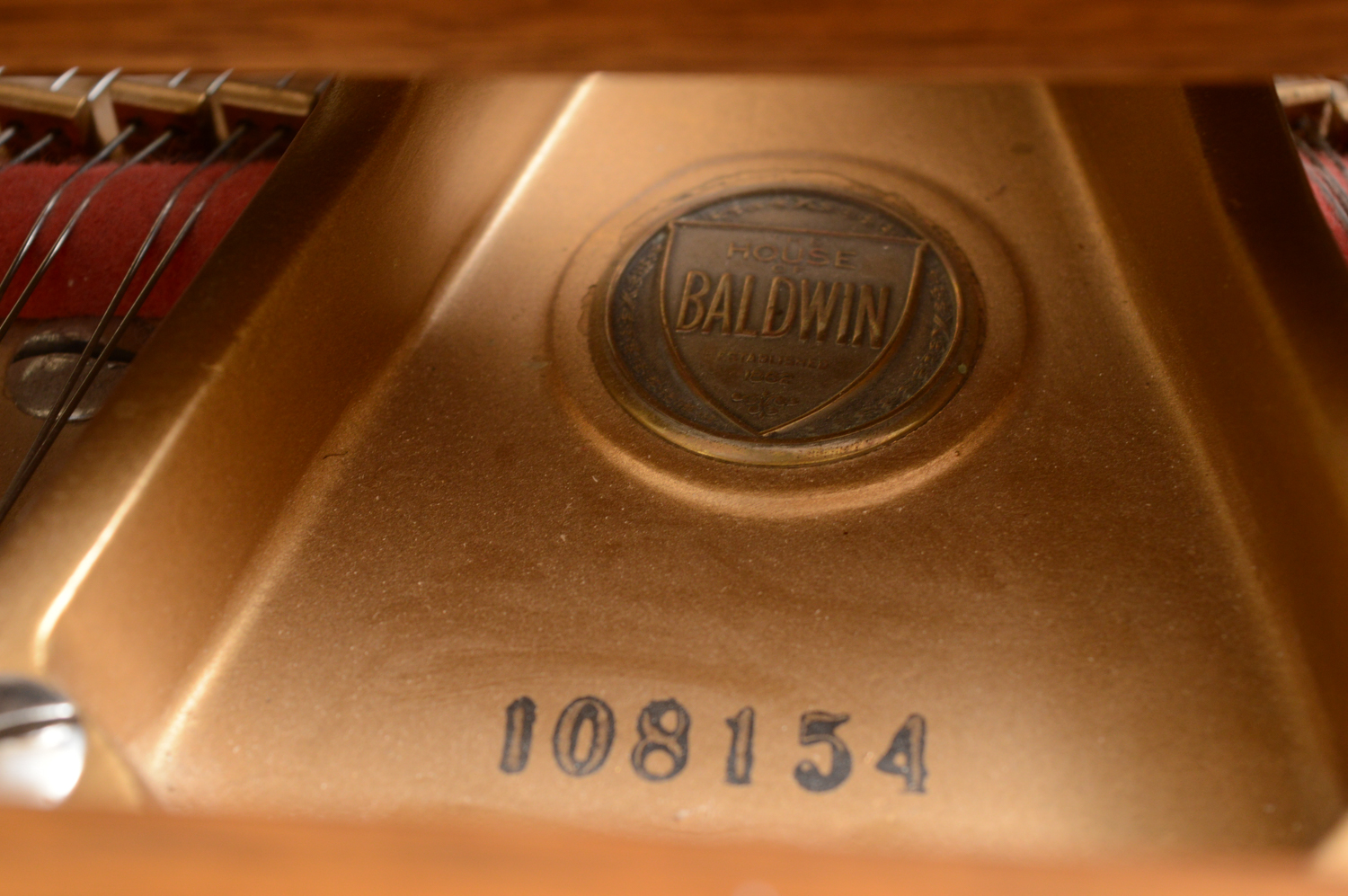 Circa 1949 Baldwin Hamilton Baby Grand Piano With Bench