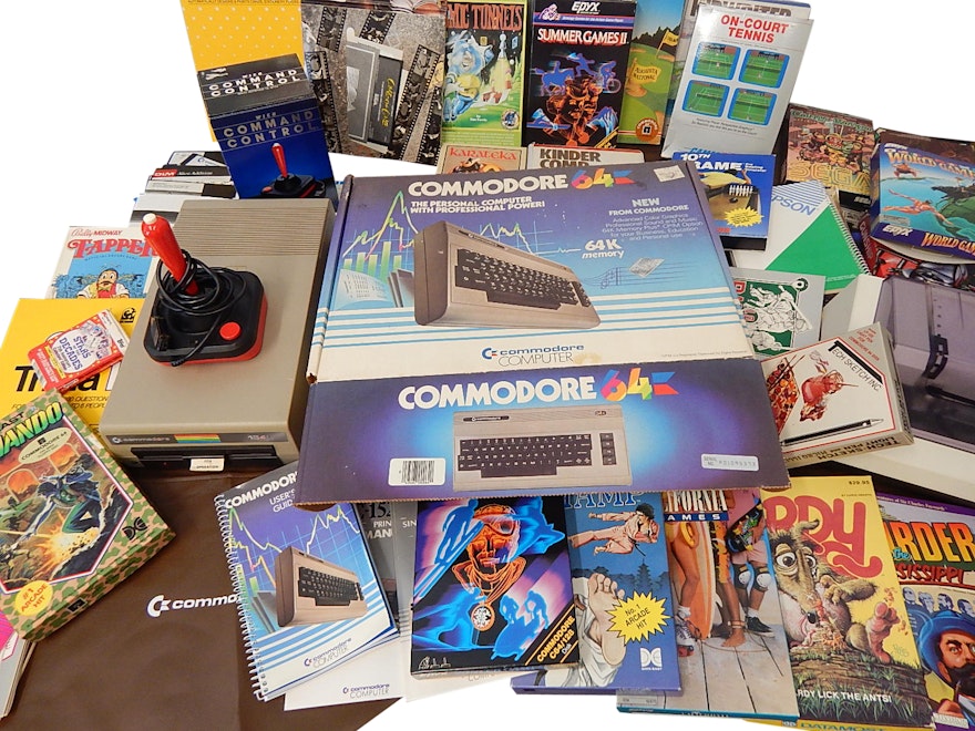 Atari Commodore 64 in Original Packaging, with Graphic Printer and Disc Drive