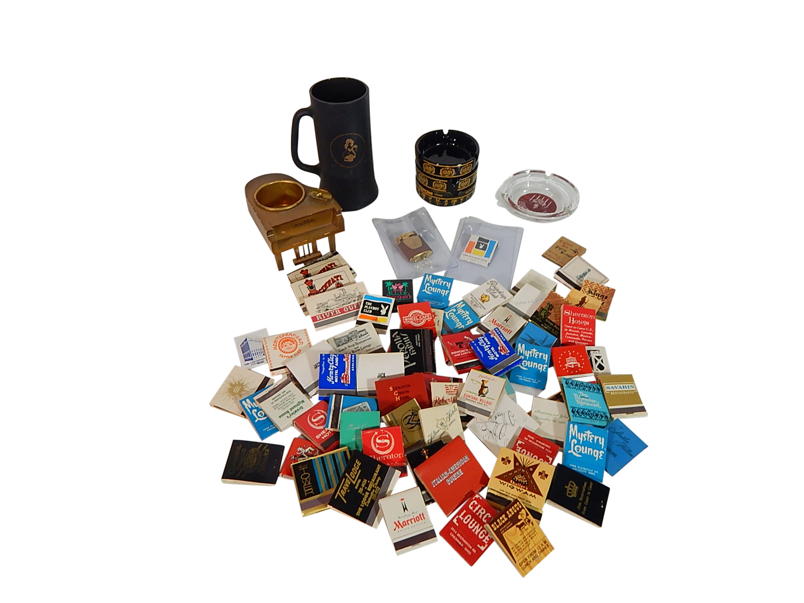 Las Vegas Collectibles with Matchbooks and Ash Receivers