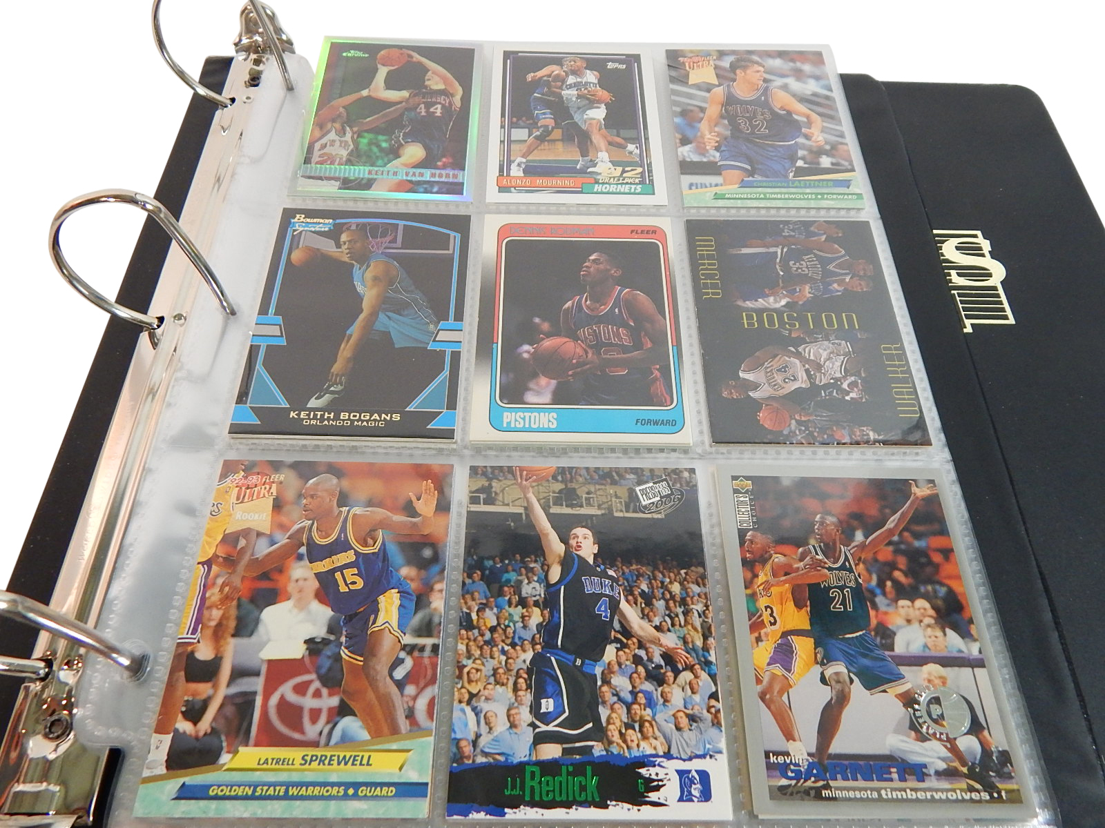 Over 100 Rookie Basketball Cards in Album