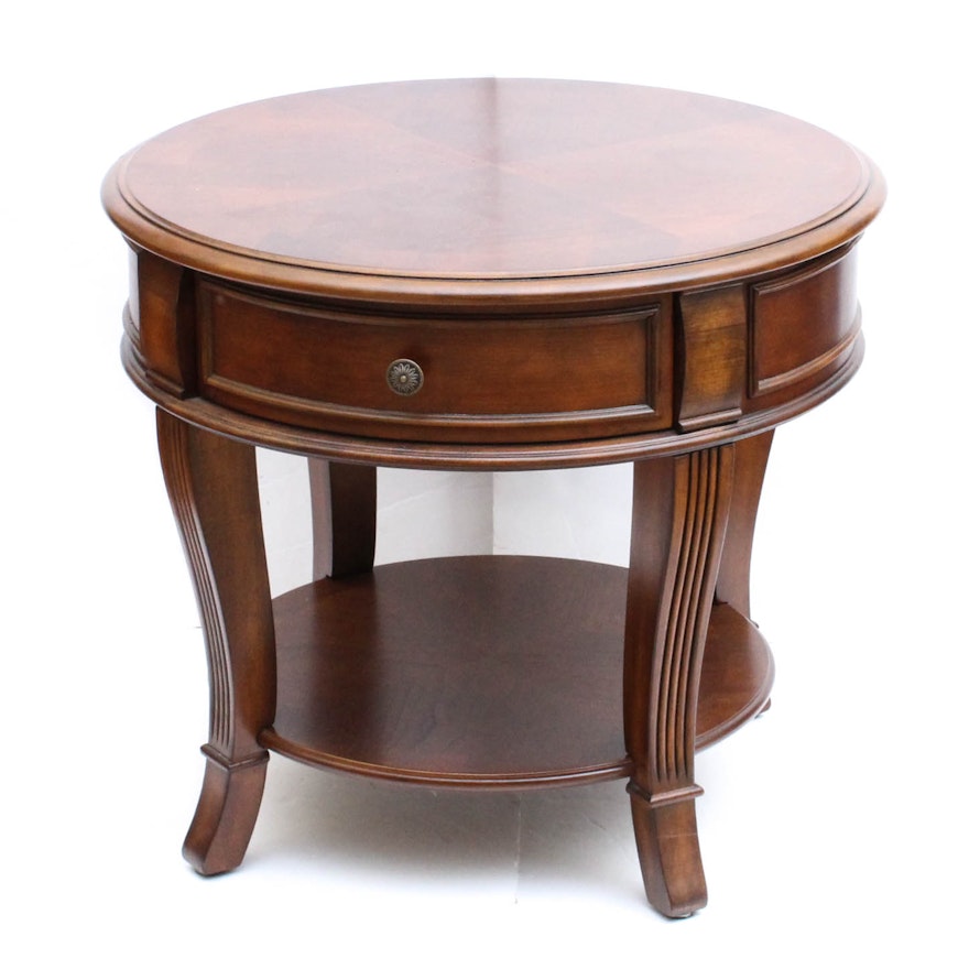 Hooker Furniture Cherry Veneer Side Table