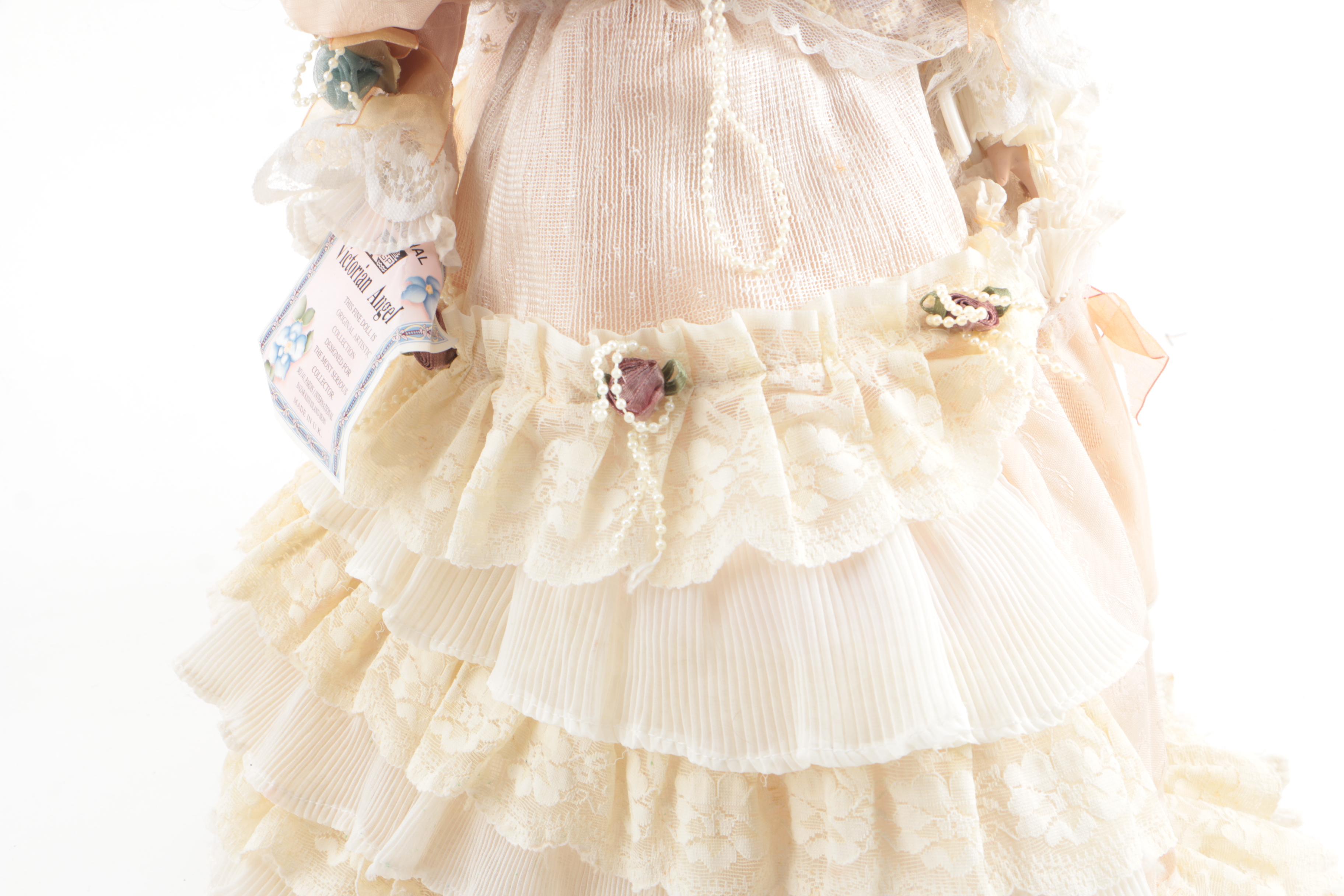 Kish Golden Palace "Victorian Angel" and NSJF Porcelain Dolls