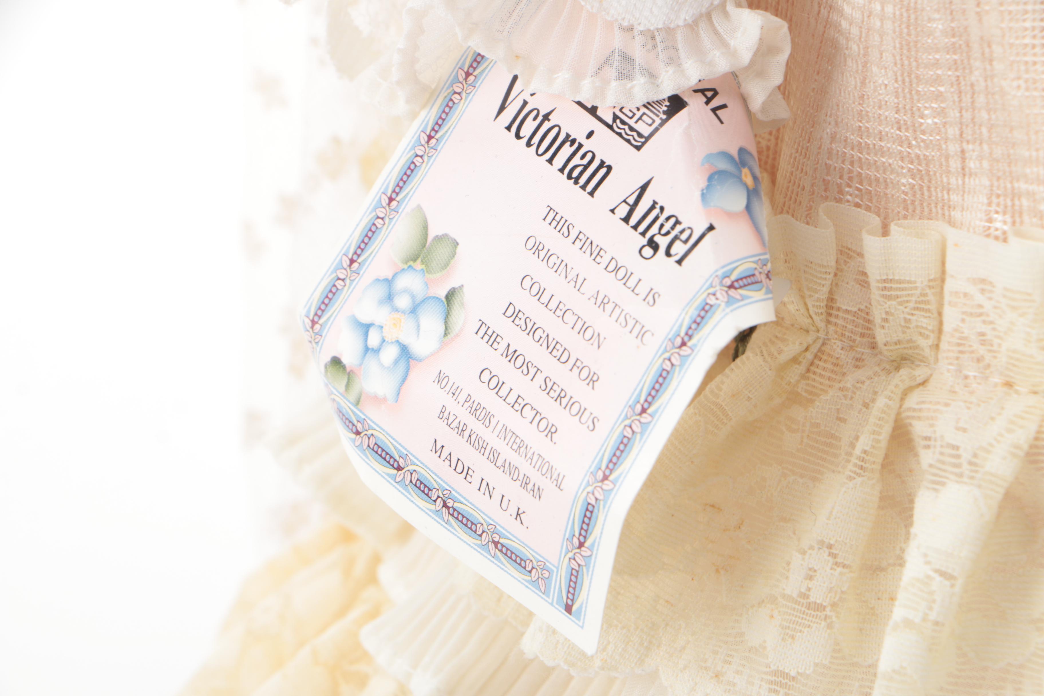 Kish Golden Palace "Victorian Angel" and NSJF Porcelain Dolls