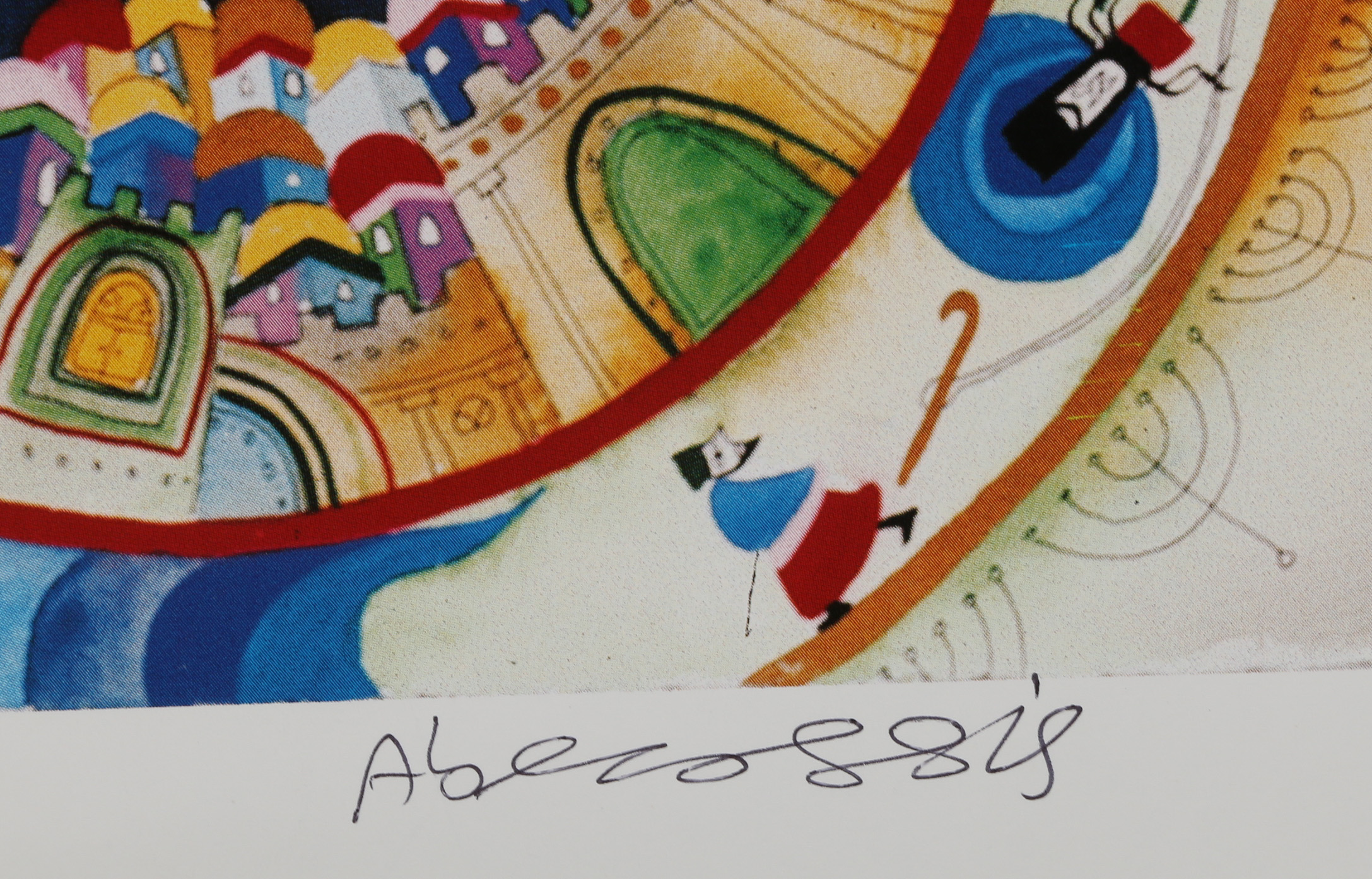 Raphael Abecassis Offset Lithograph "Jonah"