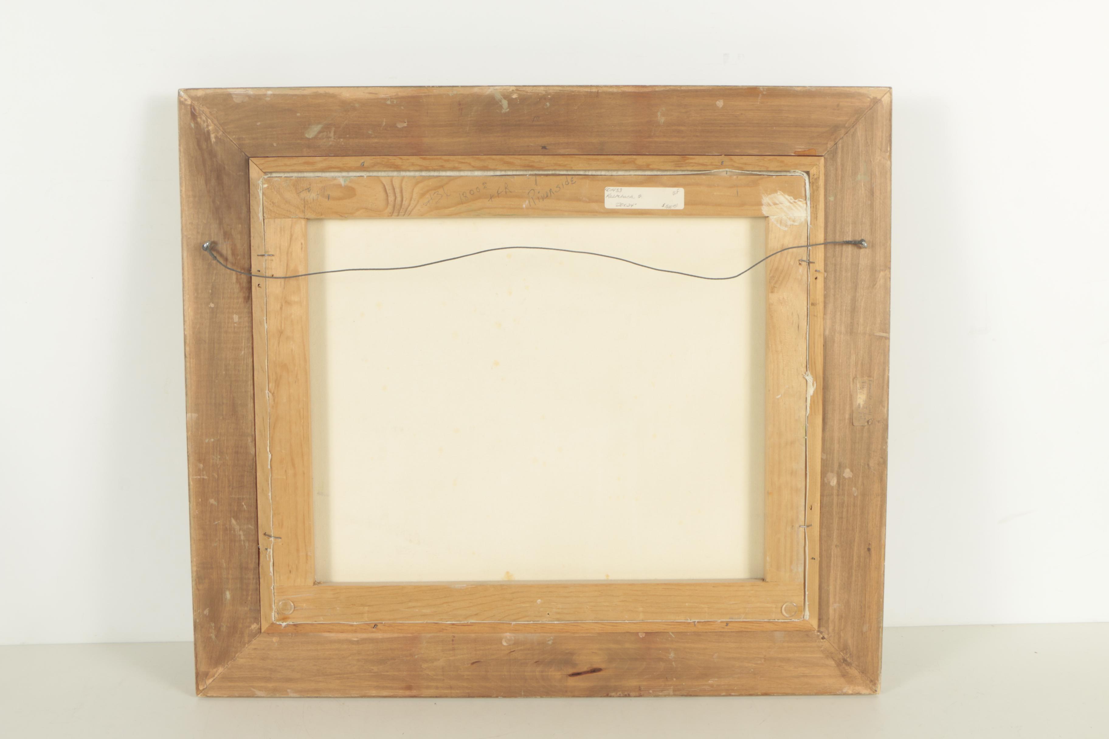 Francis T. Kalmbach Oil Painting "San Francisco Primroses"