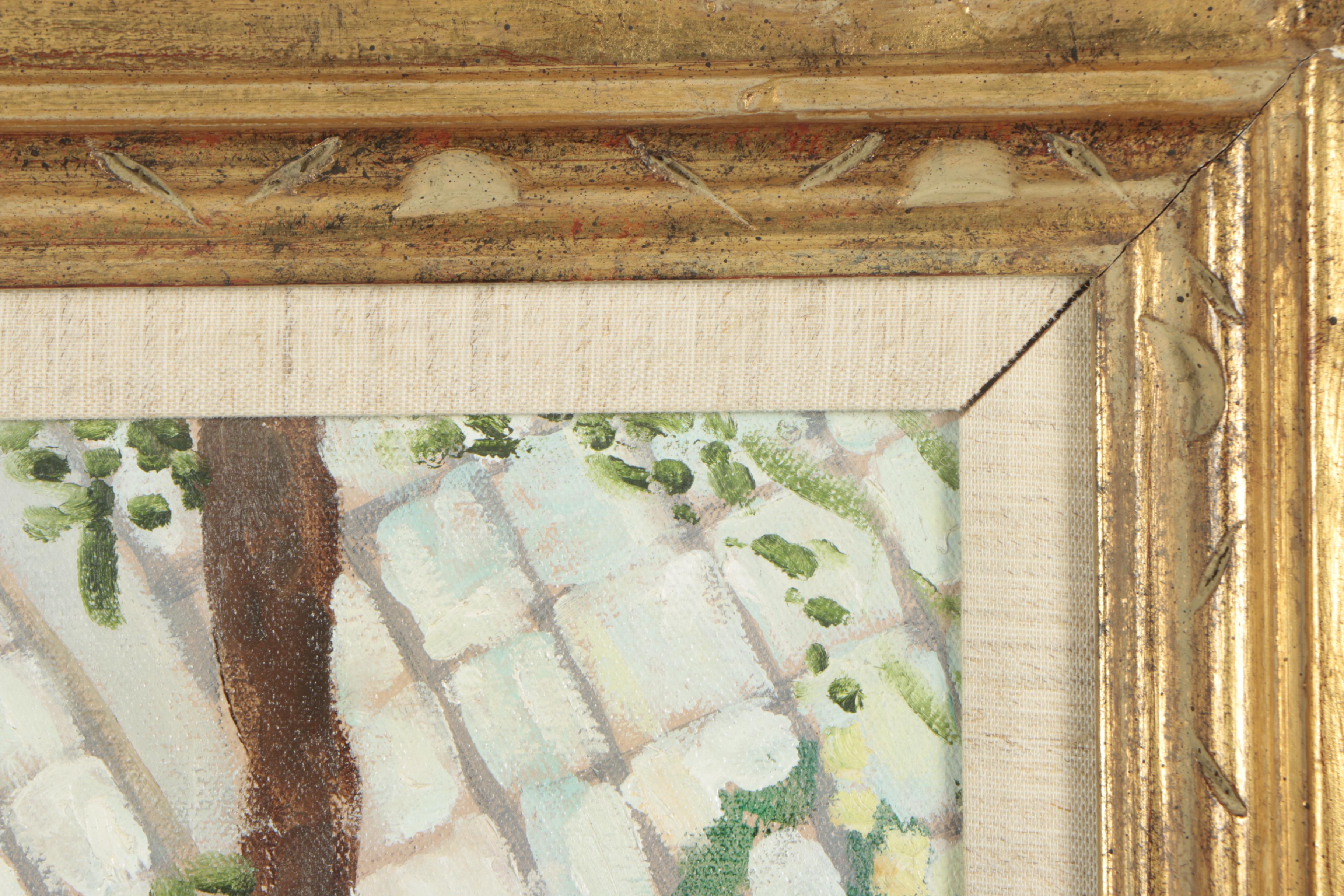 Francis T. Kalmbach Oil Painting "San Francisco Primroses"