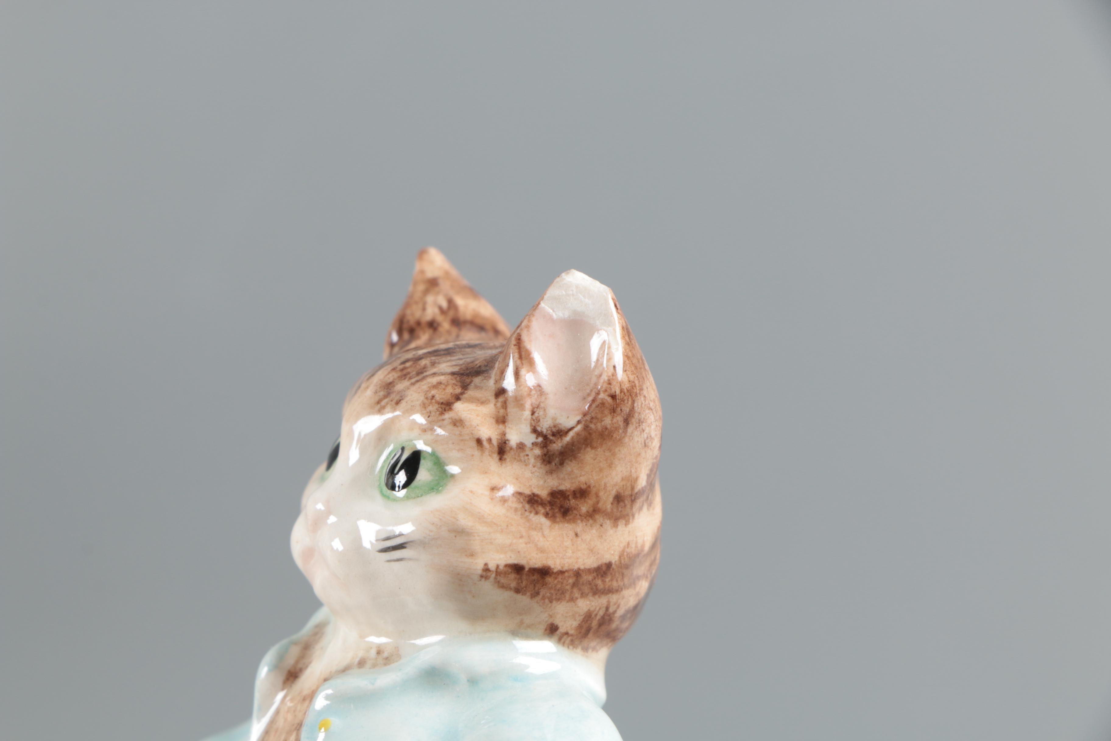 Ceramic Royal Albert Beatrix Potter Figurines Including Beswick "Tom Kitten"