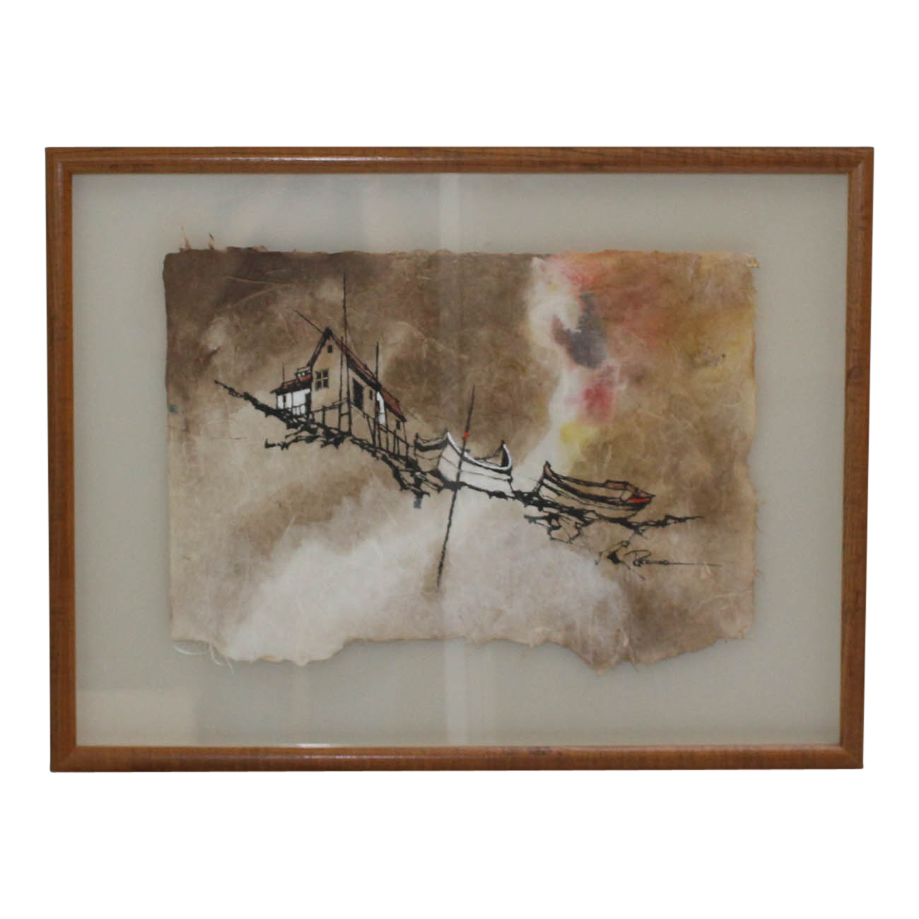 Original Watercolor on Rice Paper by Rockwood