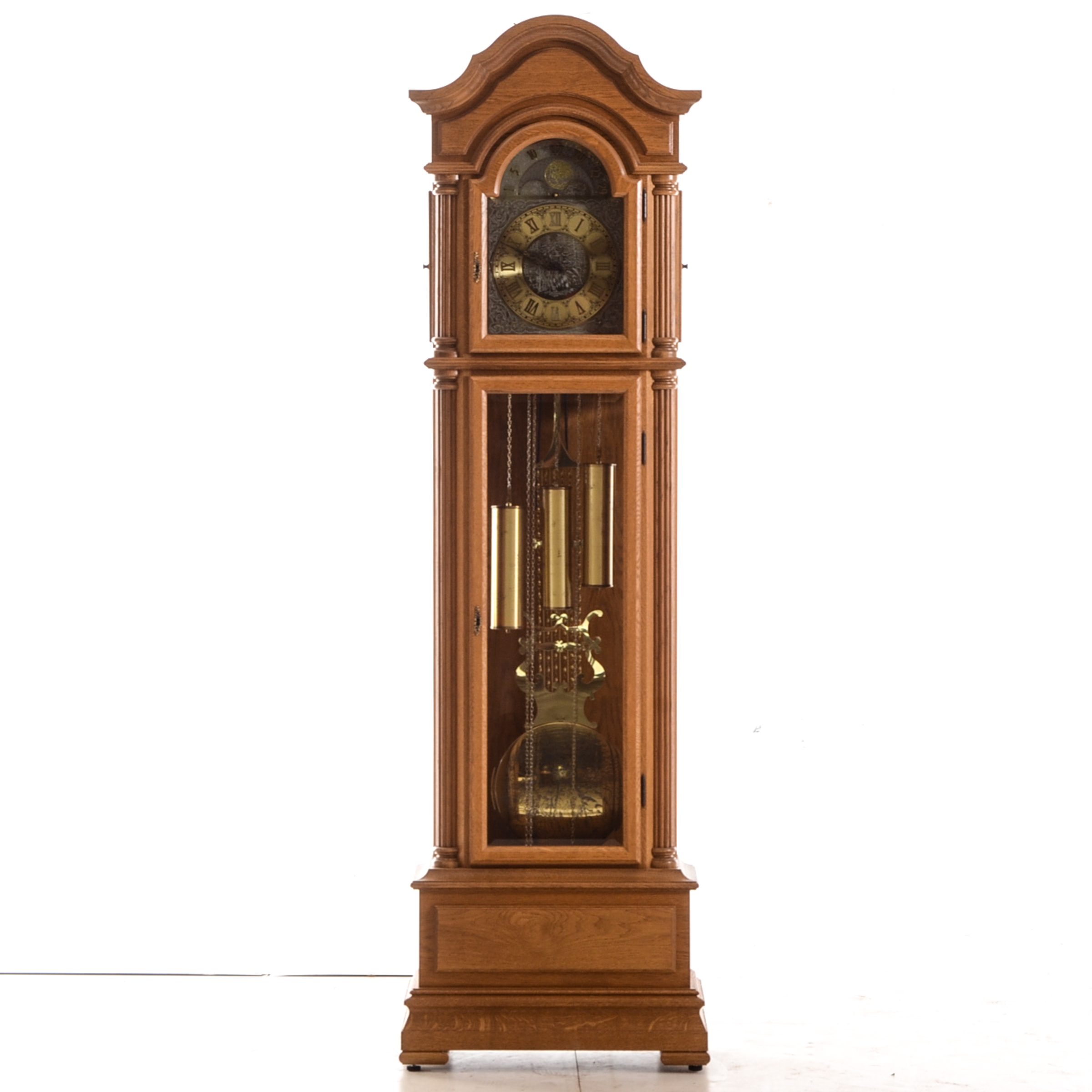 Black Forest Oak Grandfather Clock