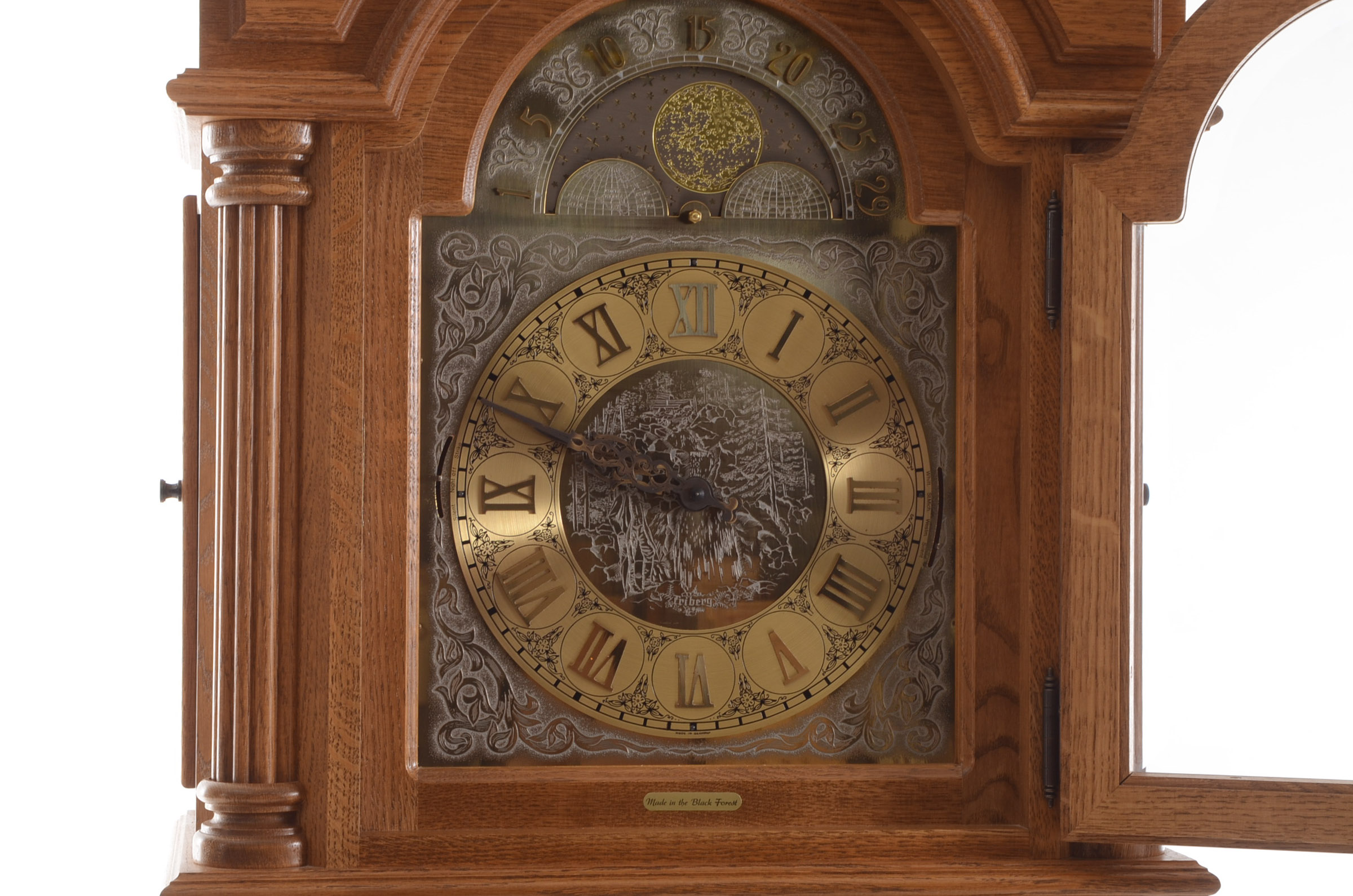 Black Forest Oak Grandfather Clock