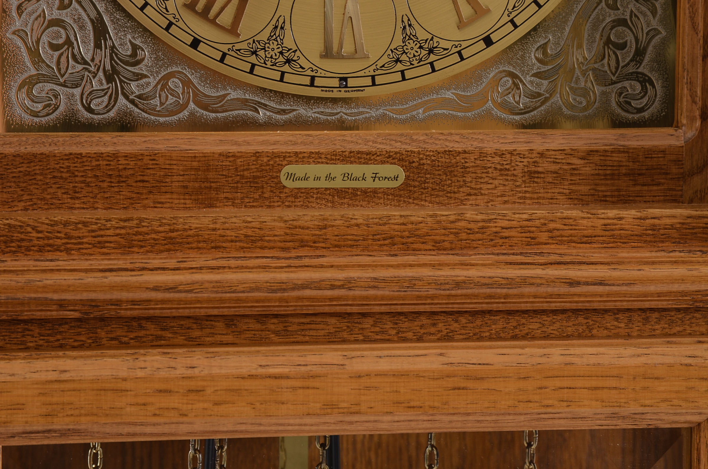 Black Forest Oak Grandfather Clock