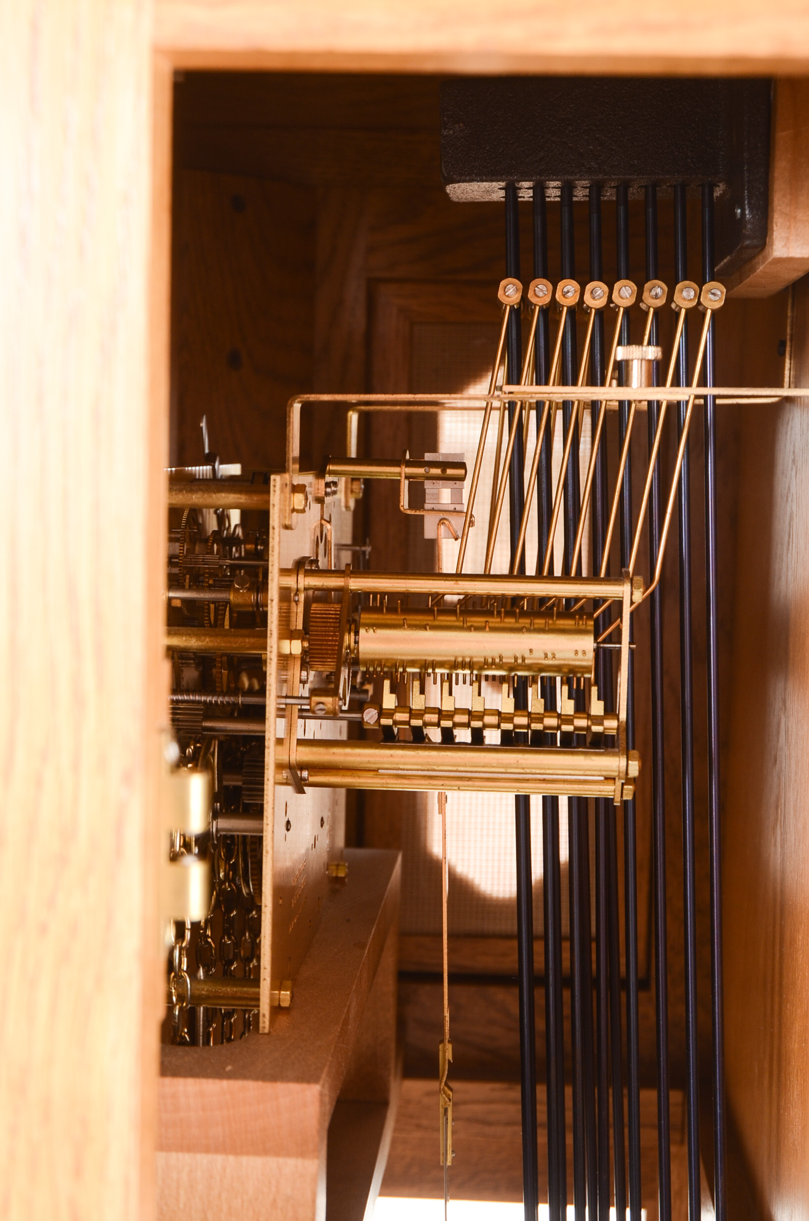 Black Forest Oak Grandfather Clock