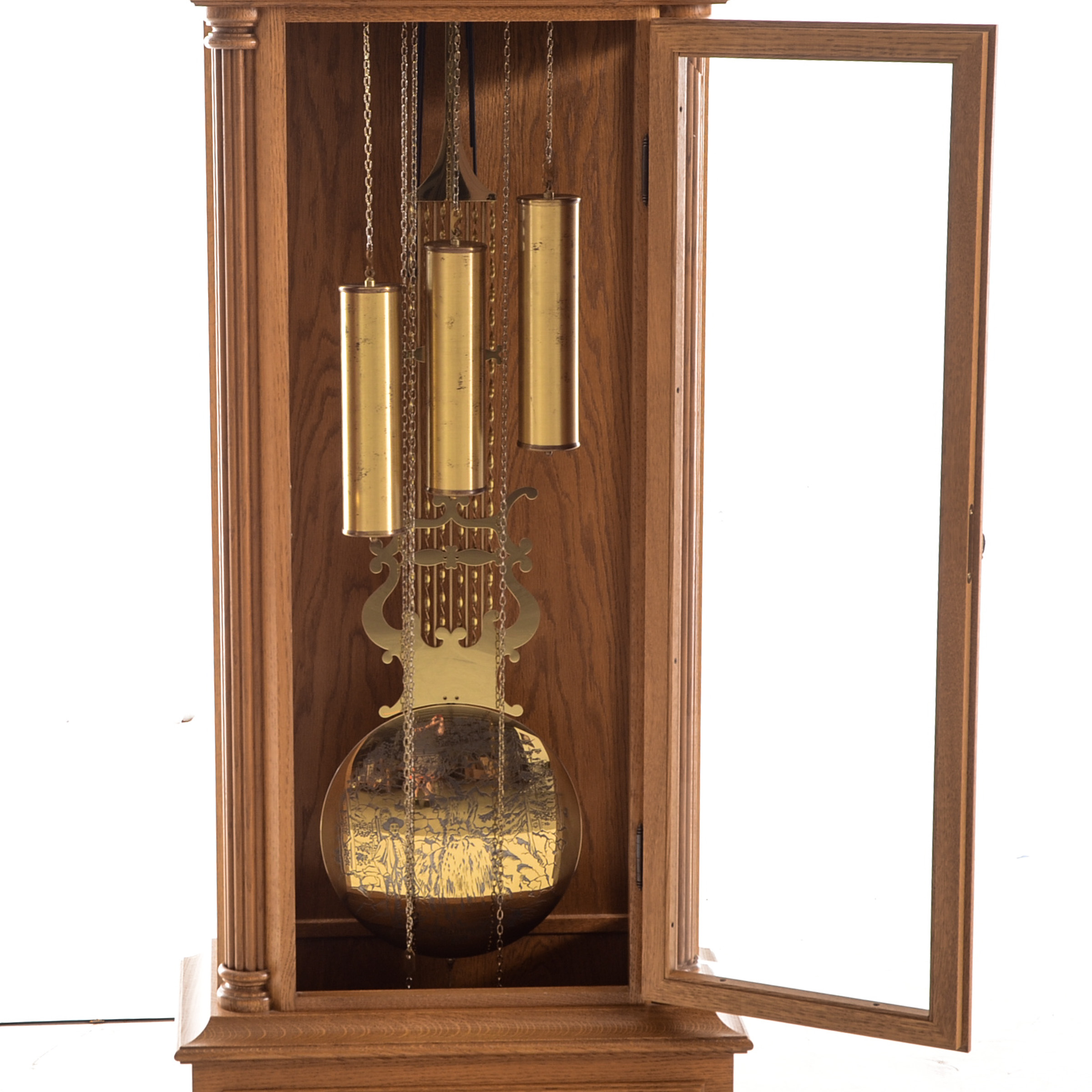 Black Forest Oak Grandfather Clock