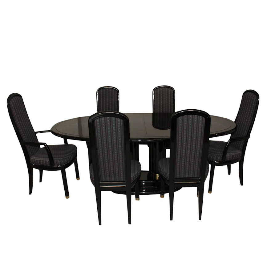 Henredon "Scene Three" Dining Table and Chairs