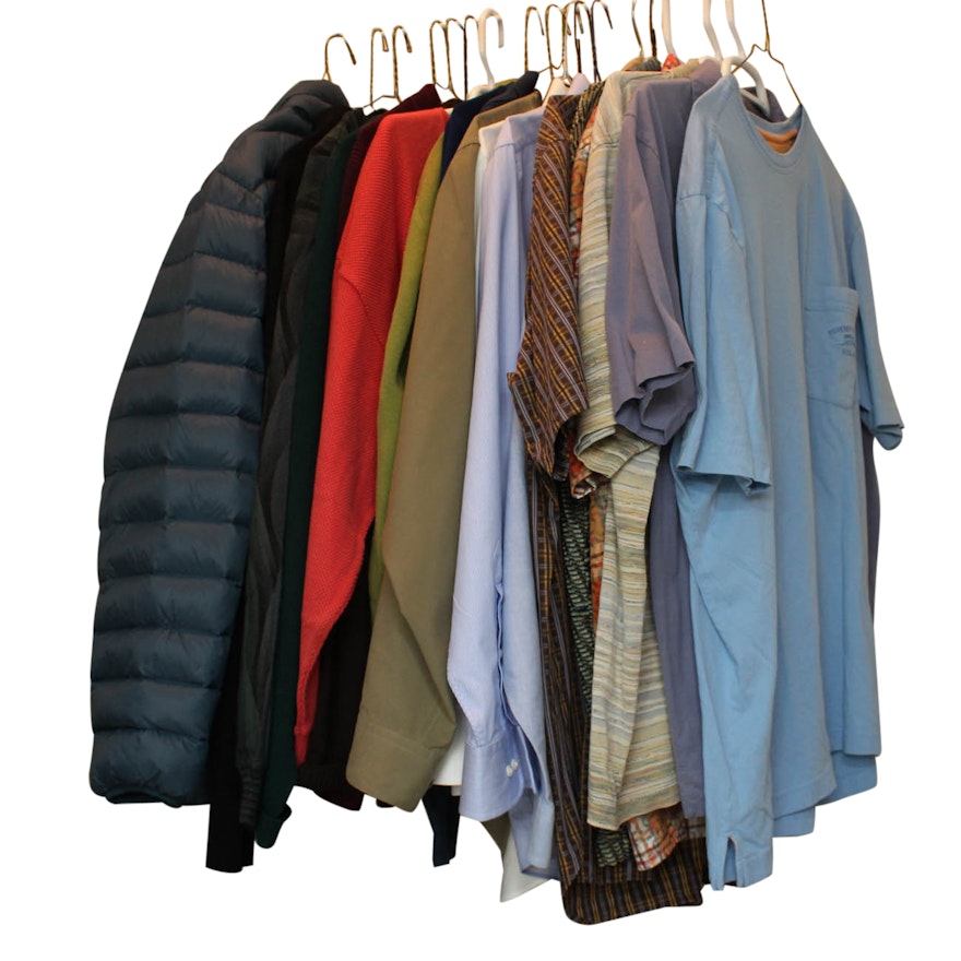 Men's Dress Shirts, Sweaters and Jacket Including Façonnable & Tommy Hilfiger