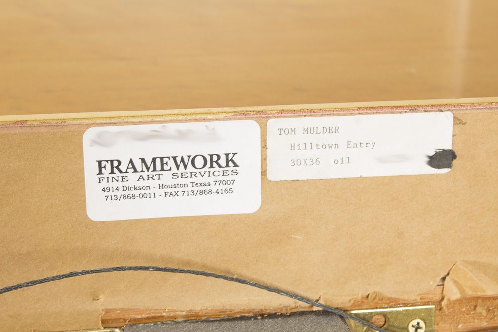 Tom Mulder Oil Painting