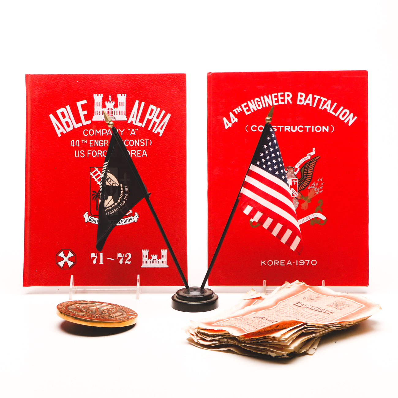 WWII and Korean War Memorabilia including Passierschein Leaflets