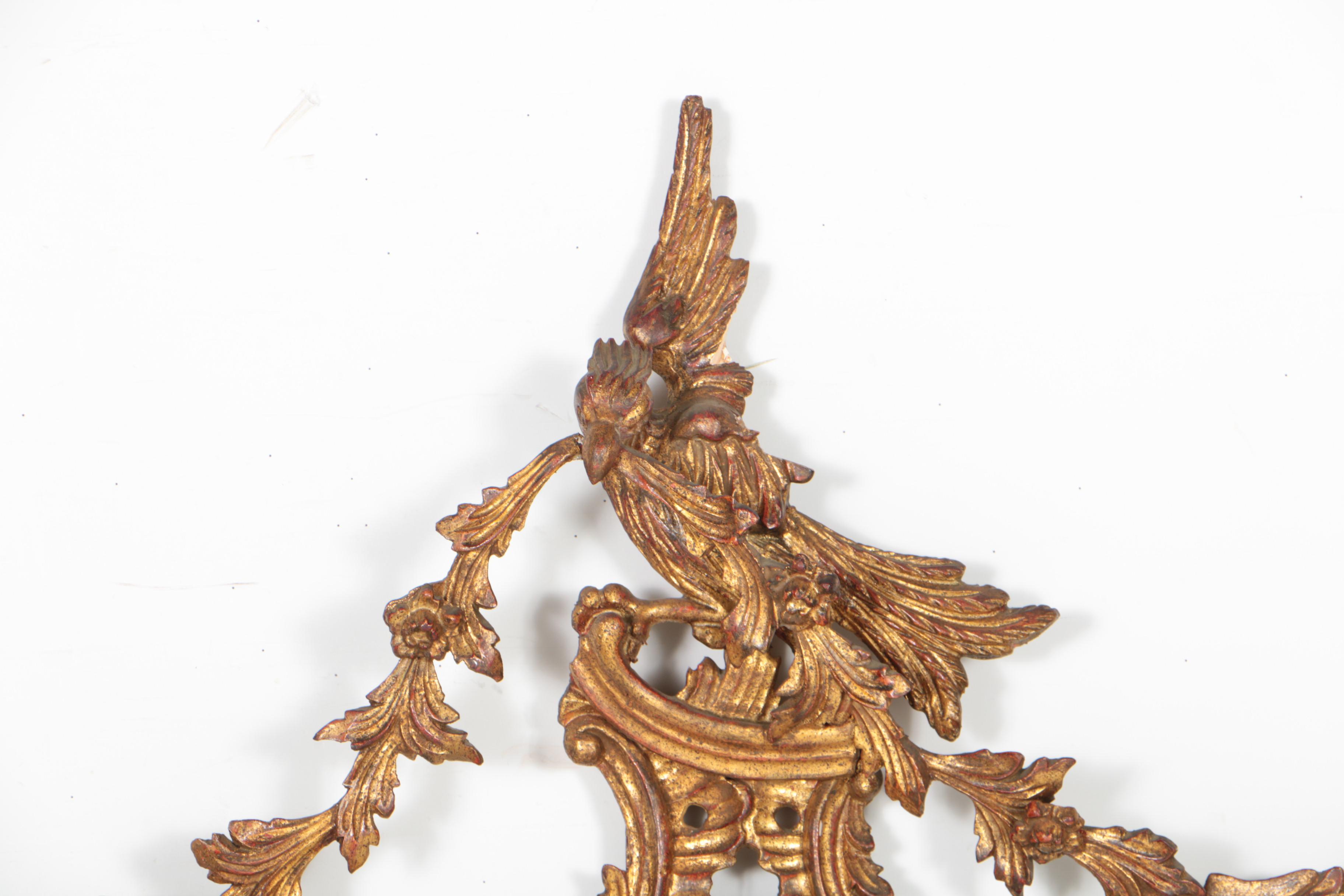 Italian Rococo Style Carved Giltwood Mirror, 20th Century