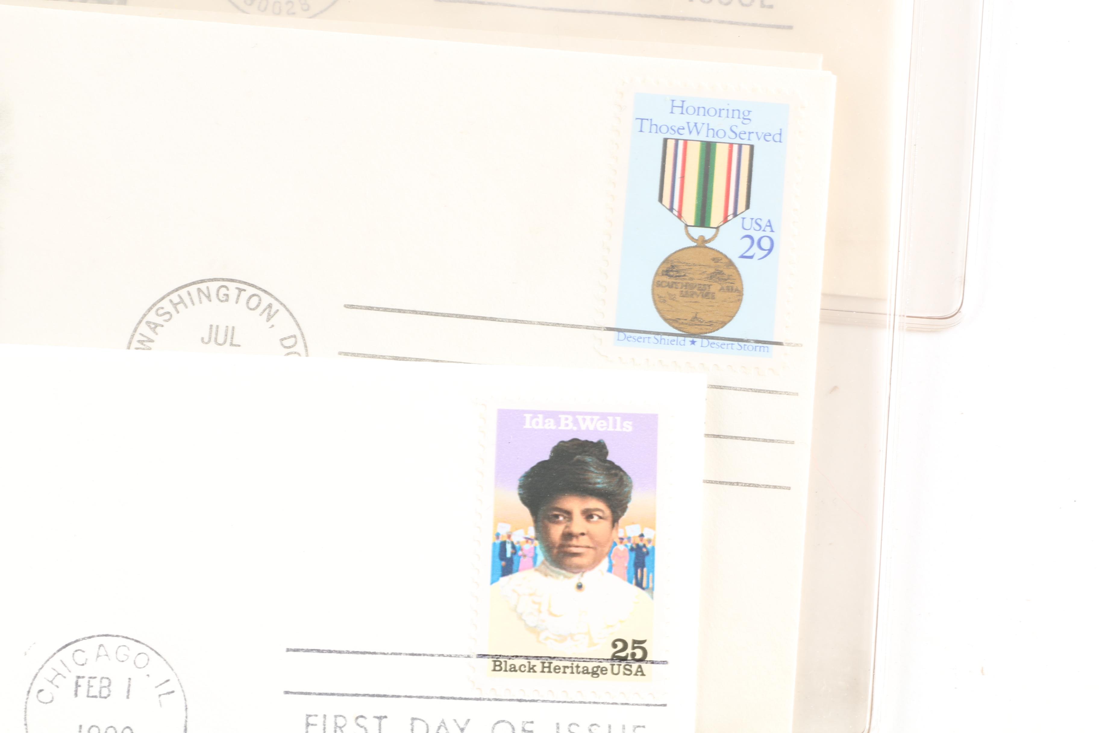 1990s Postal First Day Covers Including Alexander Calder, Olympics, and More