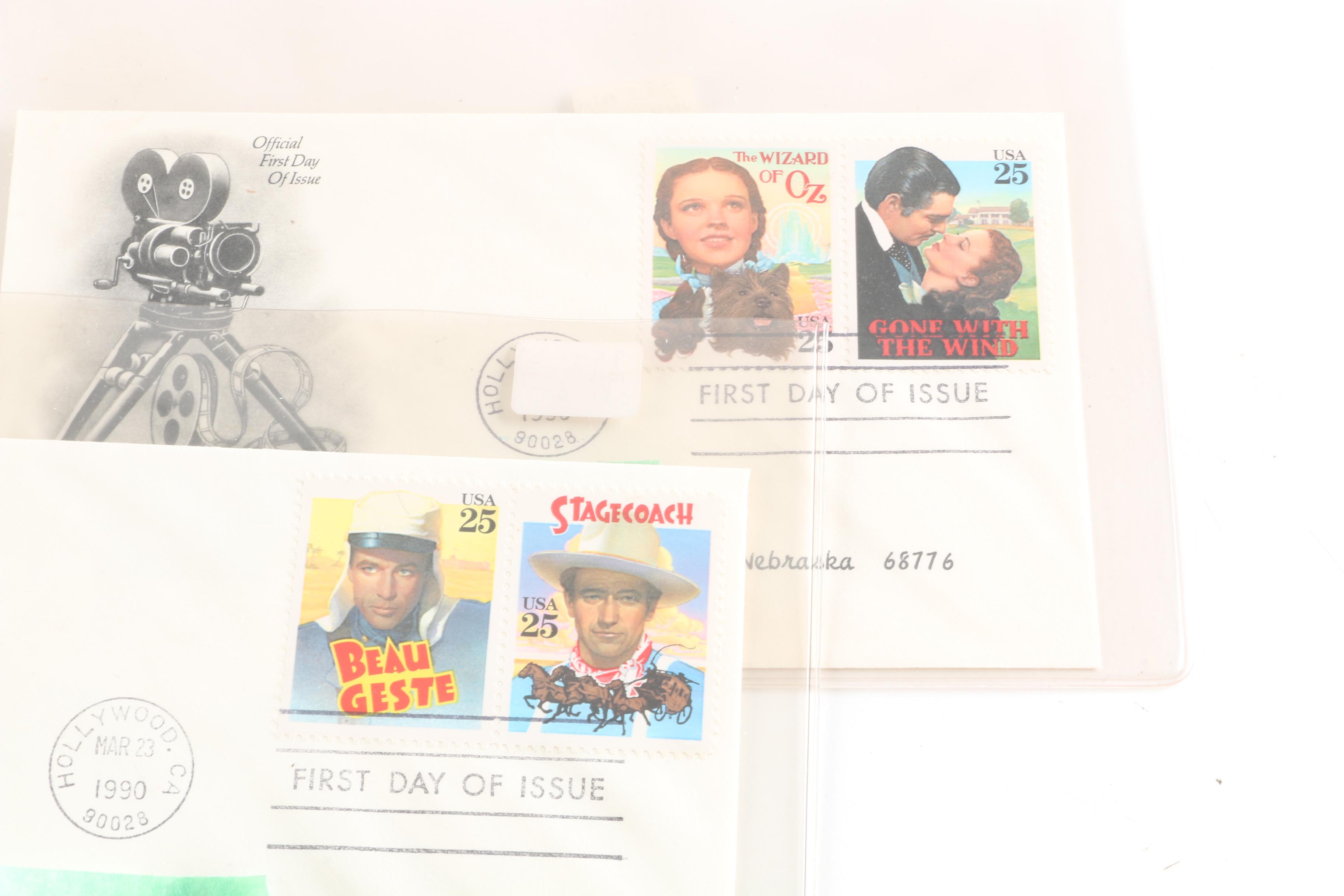 1990s Postal First Day Covers Including Alexander Calder, Olympics, and More