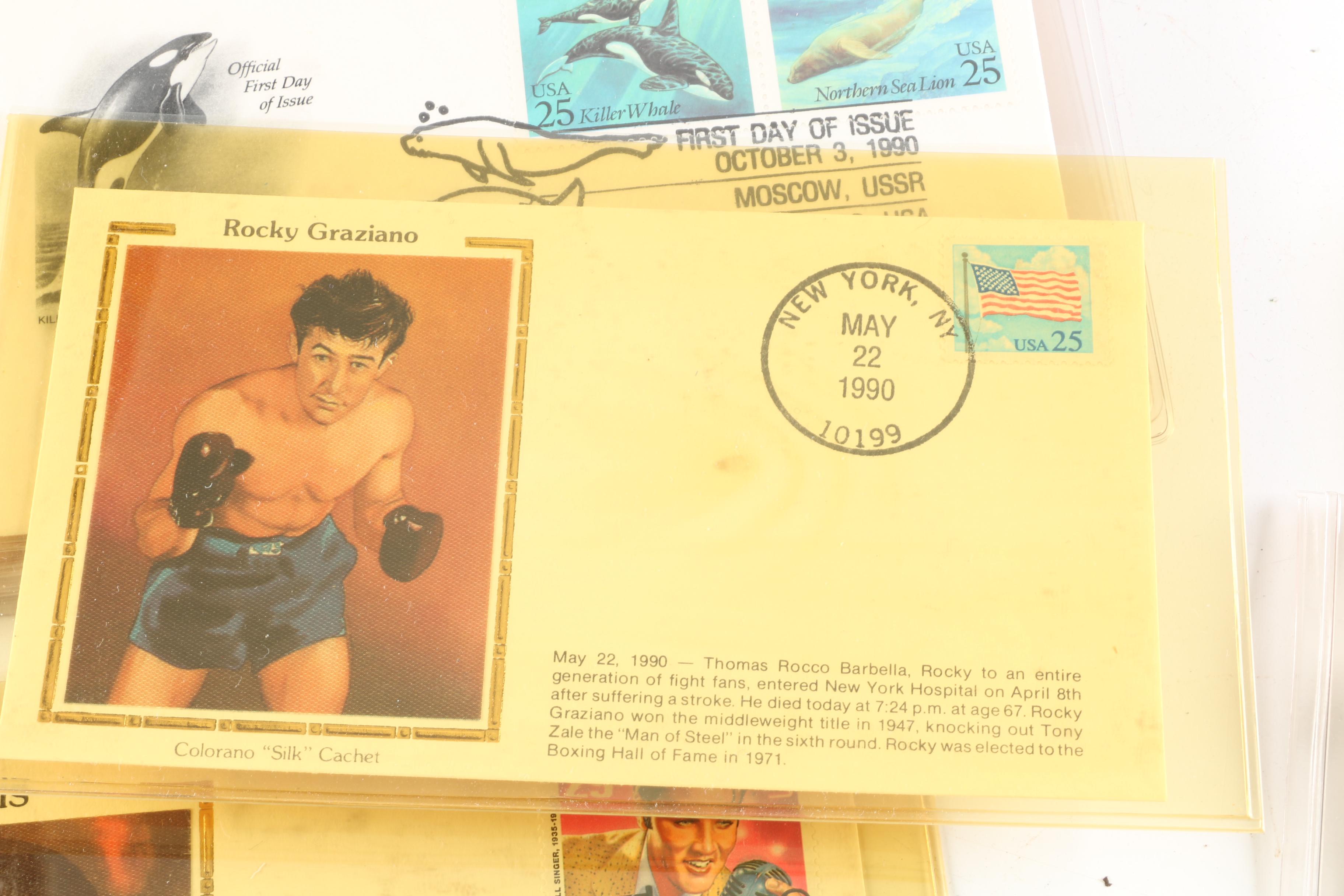 1990s Postal First Day Covers Including Alexander Calder, Olympics, and More