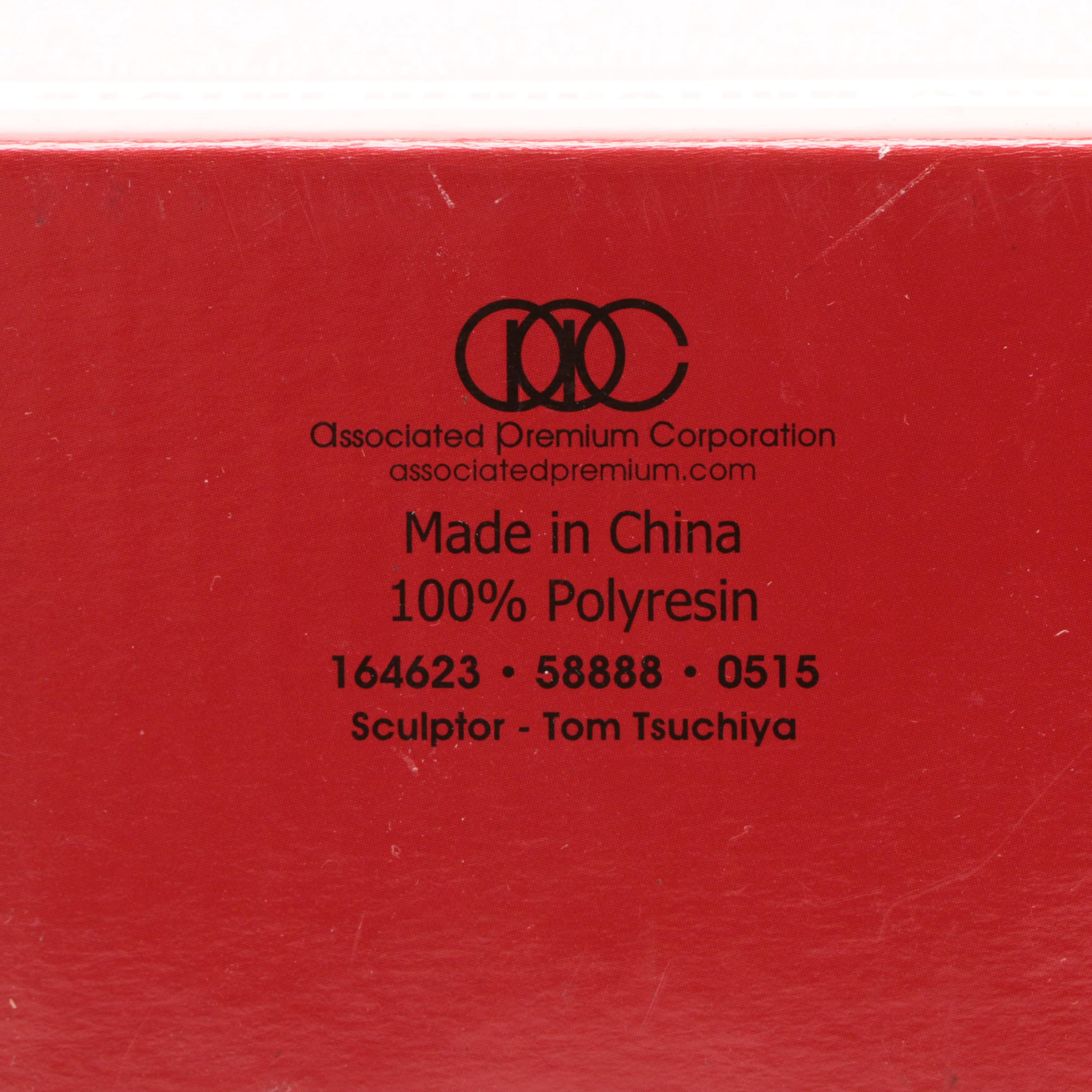 Pair 2015 Tony Perez Cincinnati Reds Hall of Fame Statues With Boxes