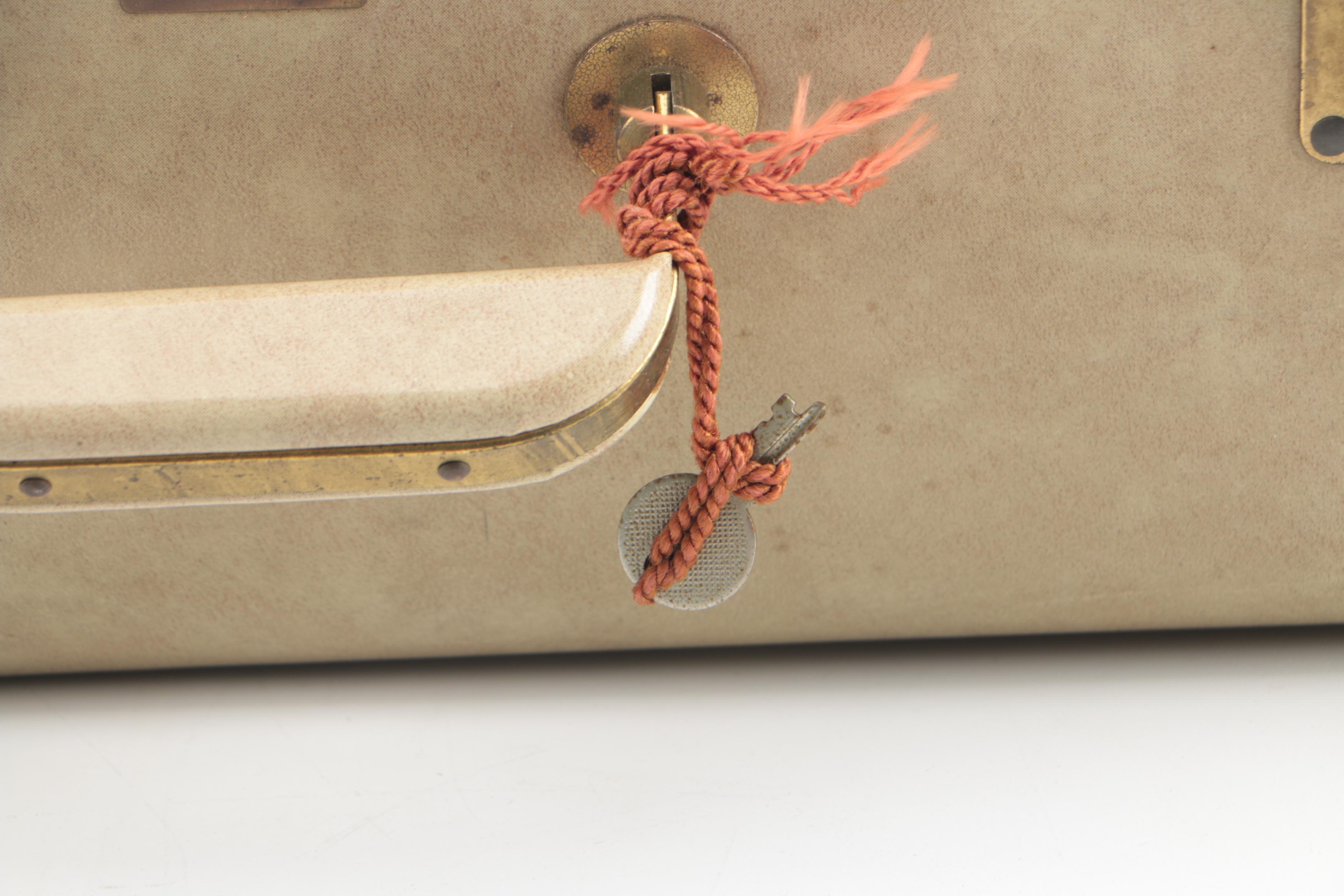 Vintage Towncraft Suitcase and Samsonite Silhouette Train Case