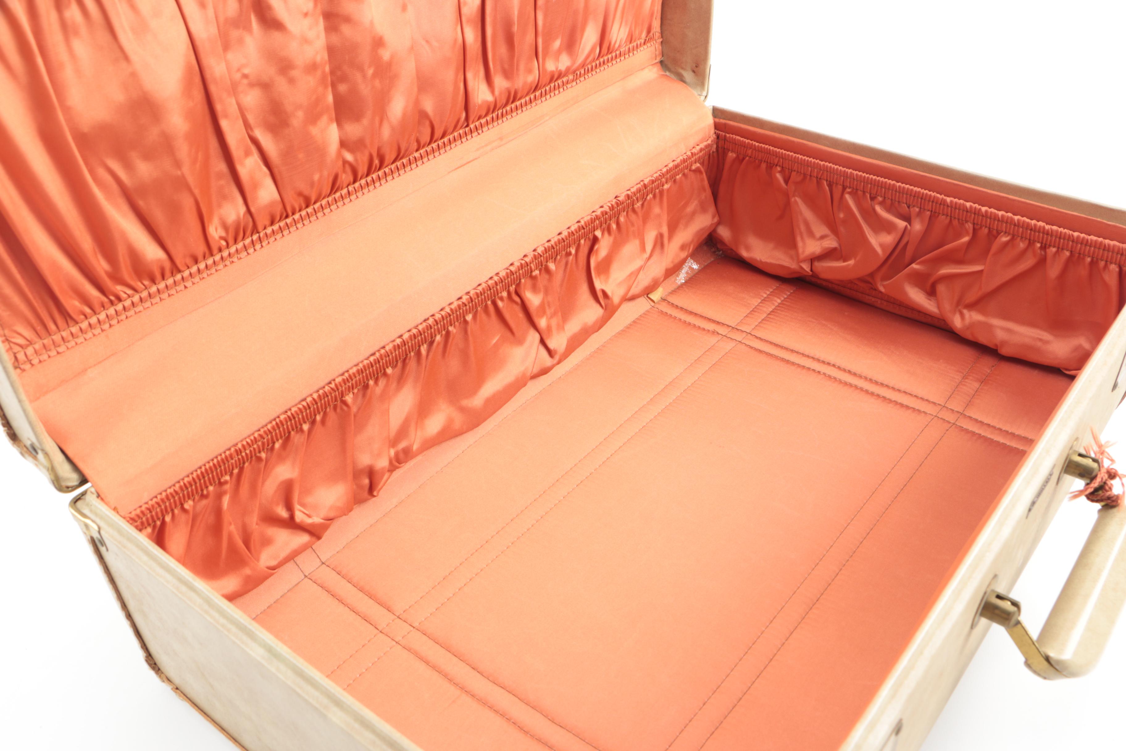 Vintage Towncraft Suitcase and Samsonite Silhouette Train Case