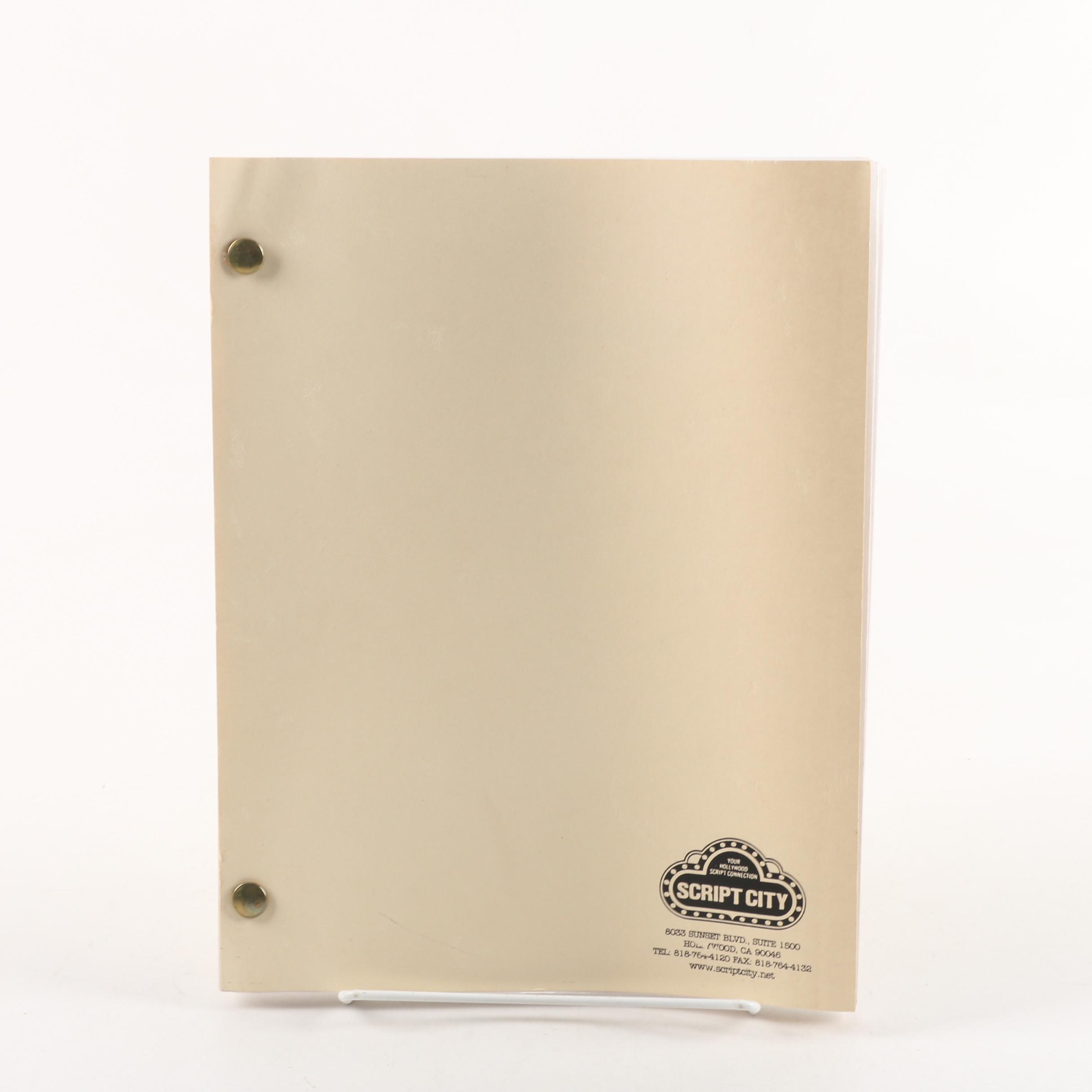 1996 "Lock, Stock and Two Smoking Barrels" Screenplay by Guy Ritchie